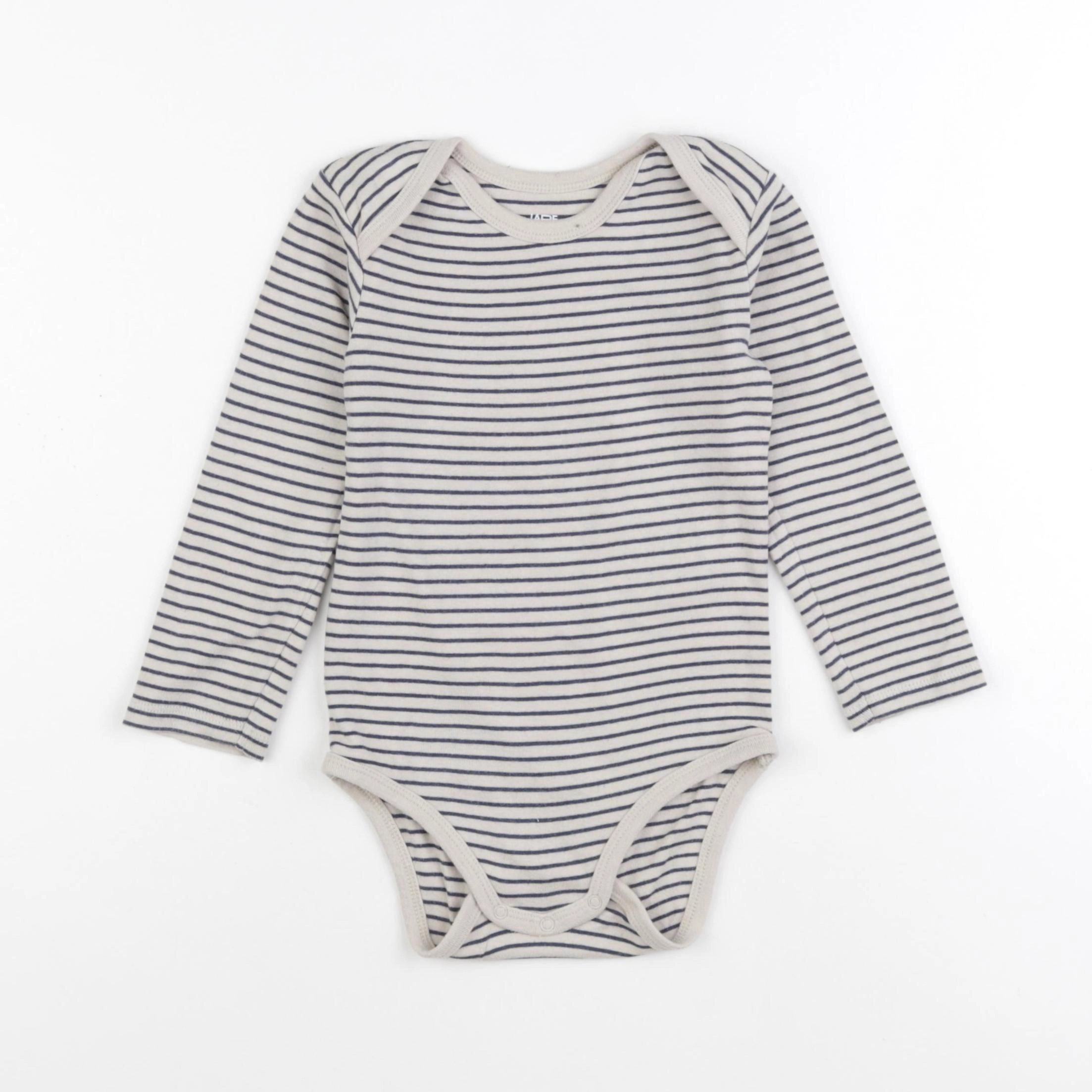 La Redoute - body beige, bleu - 3 ans