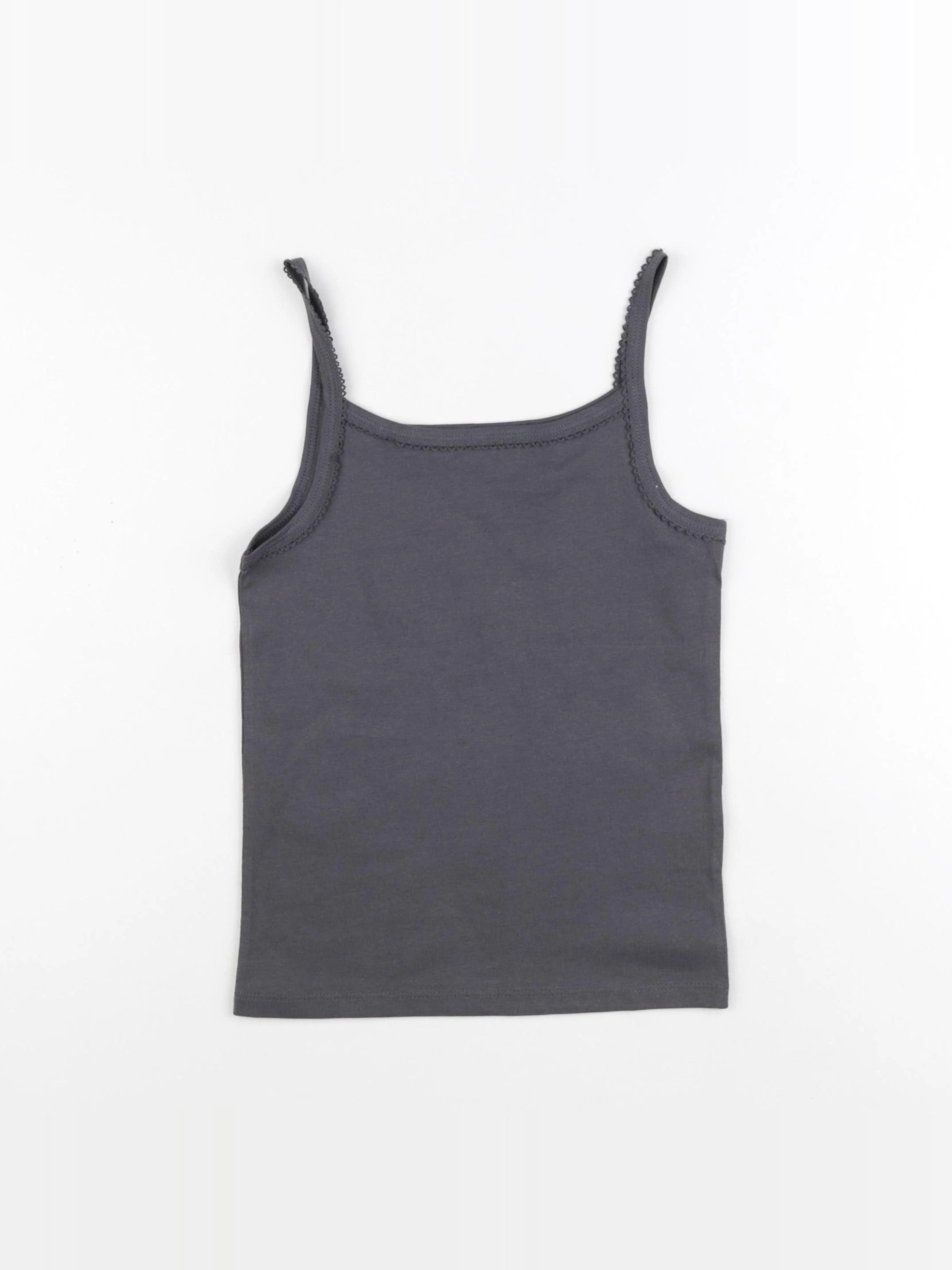 La Redoute - maillot de corps gris - 8 ans