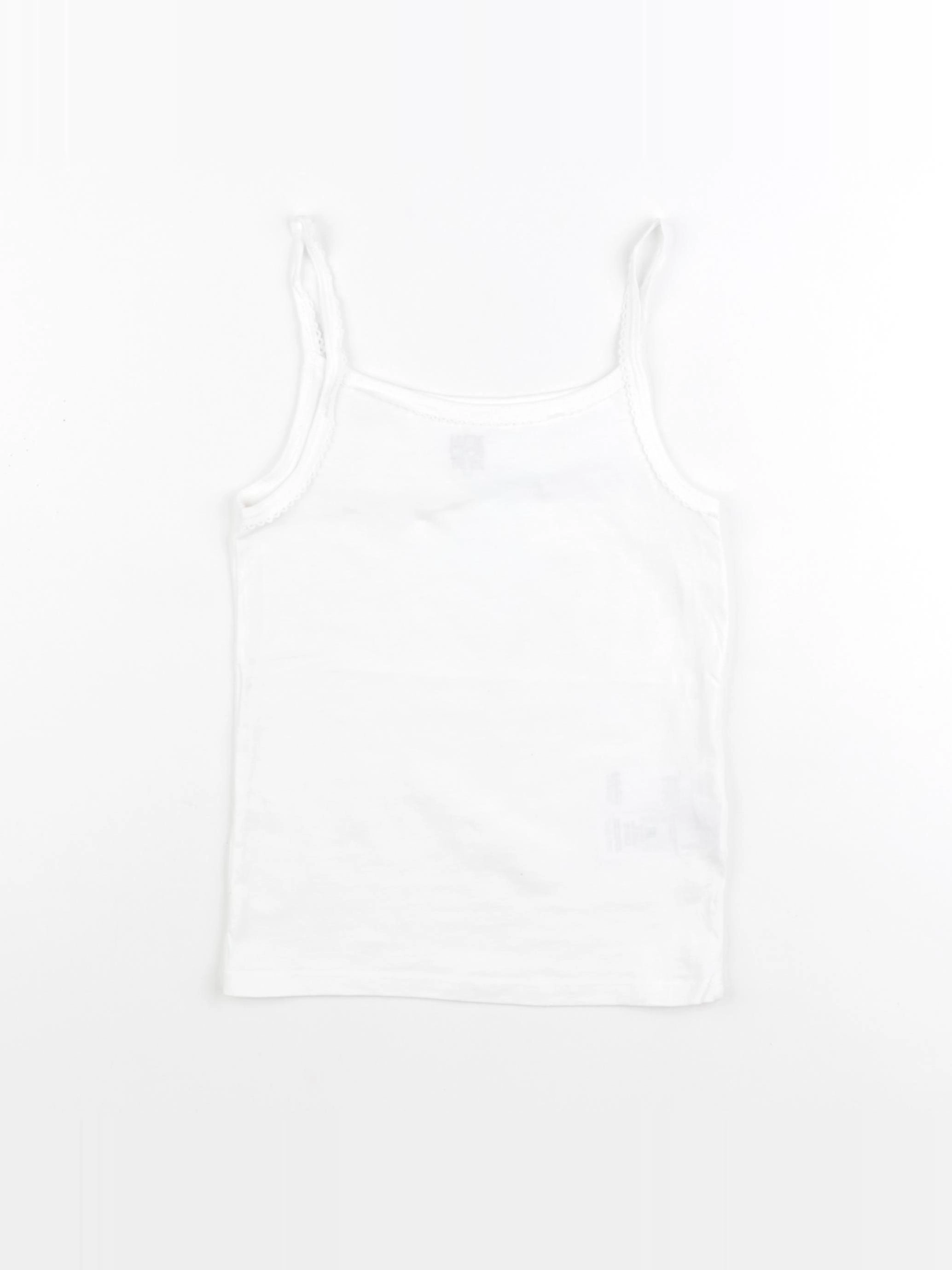 La Redoute - maillot de corps blanc - 8 ans