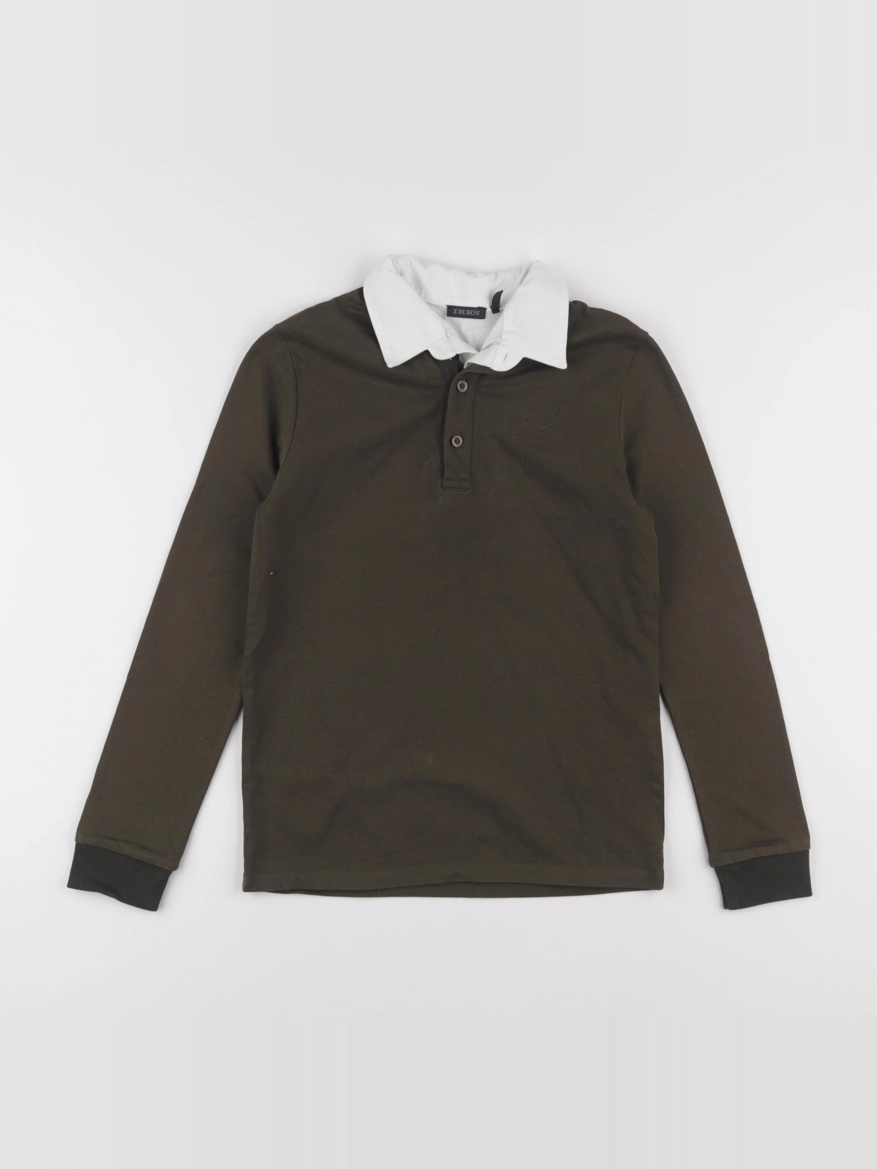 IKKS - polo vert - 10 ans