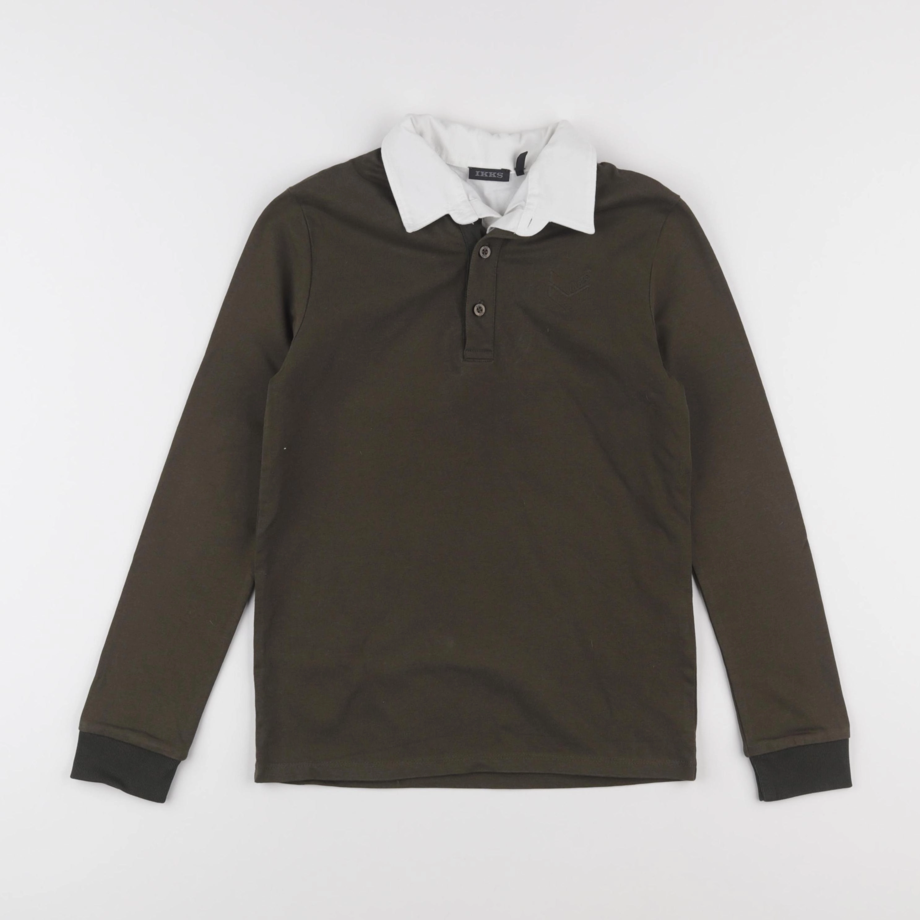 IKKS - polo vert - 10 ans