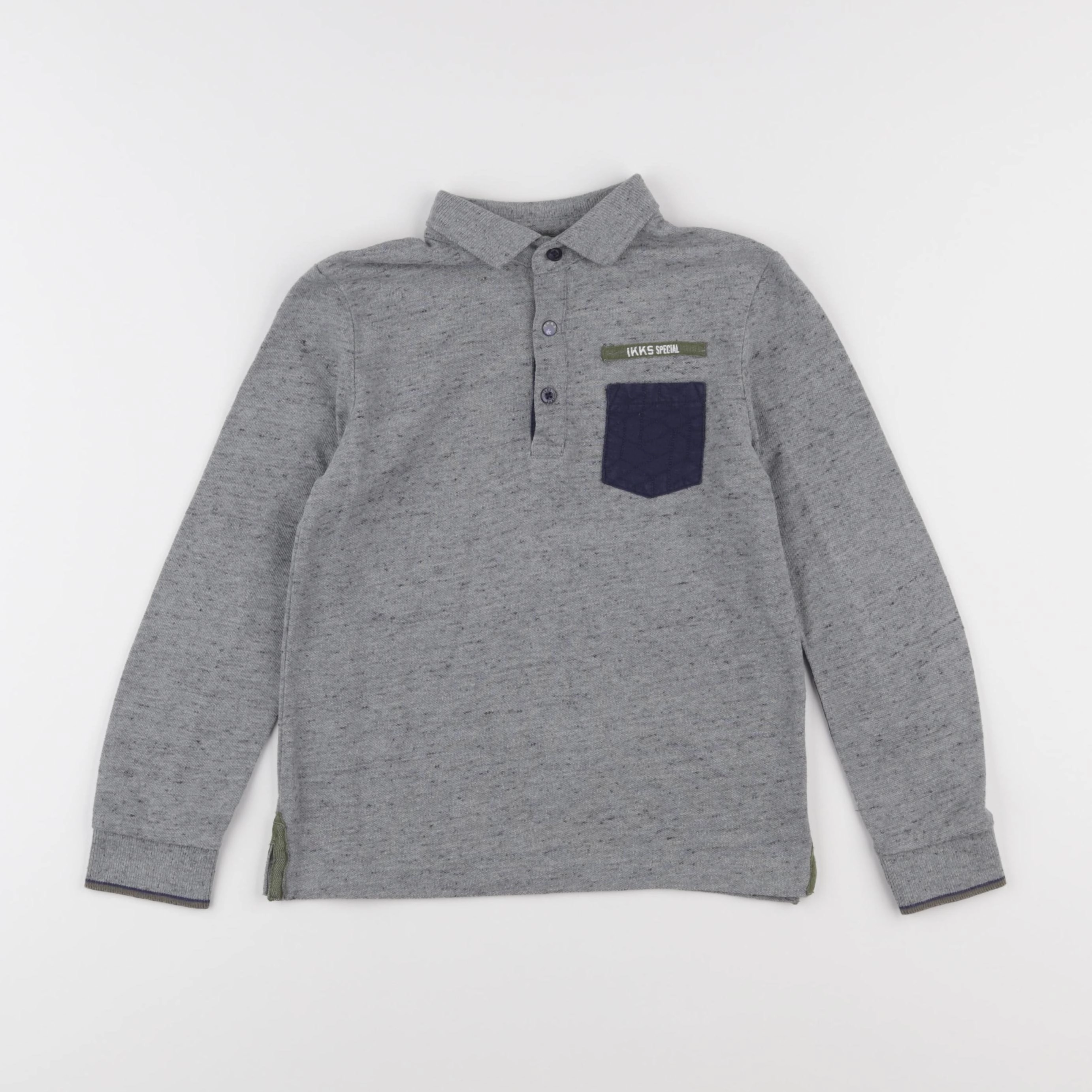 IKKS - polo gris - 6 ans