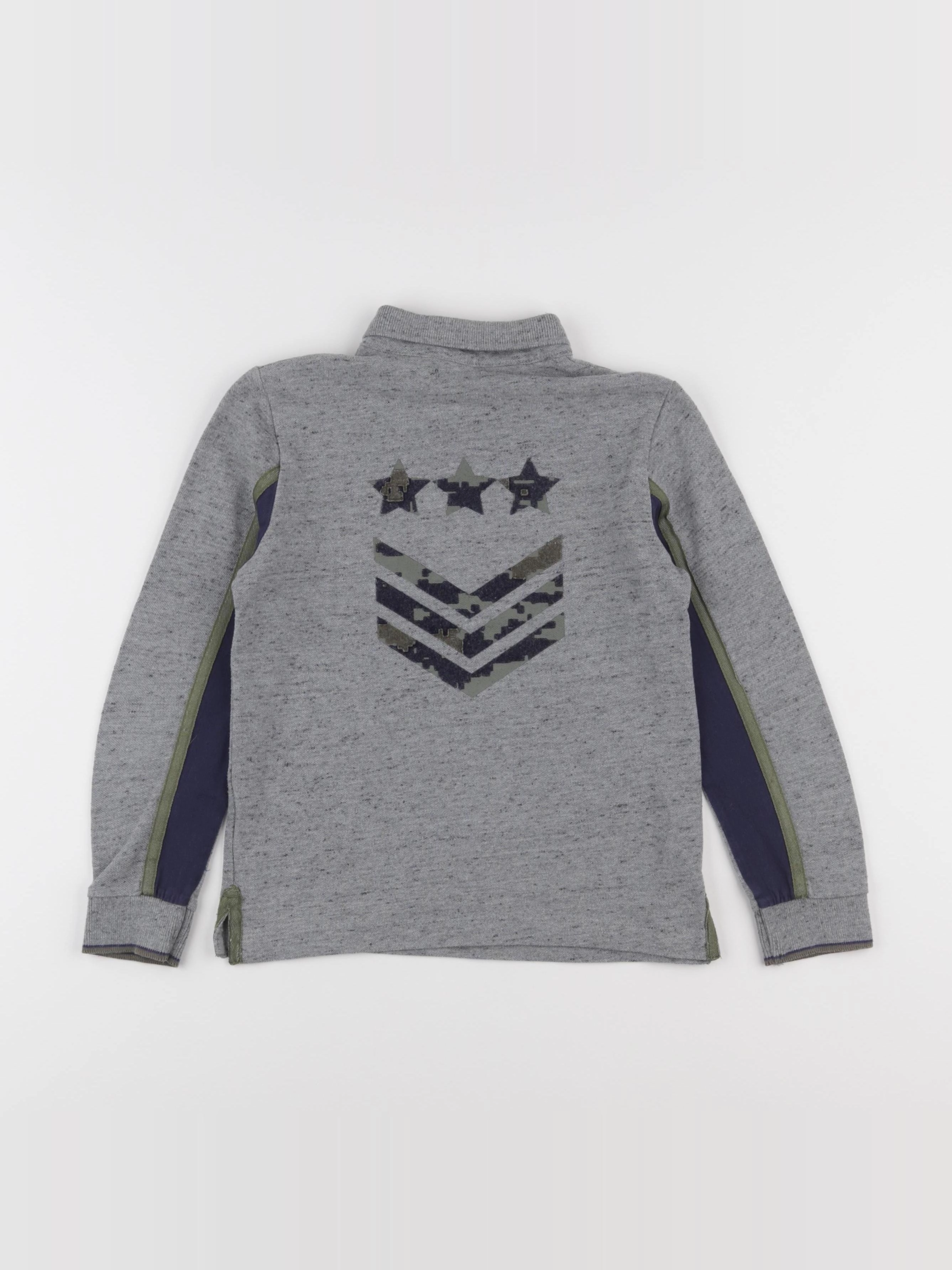 IKKS - polo gris - 6 ans