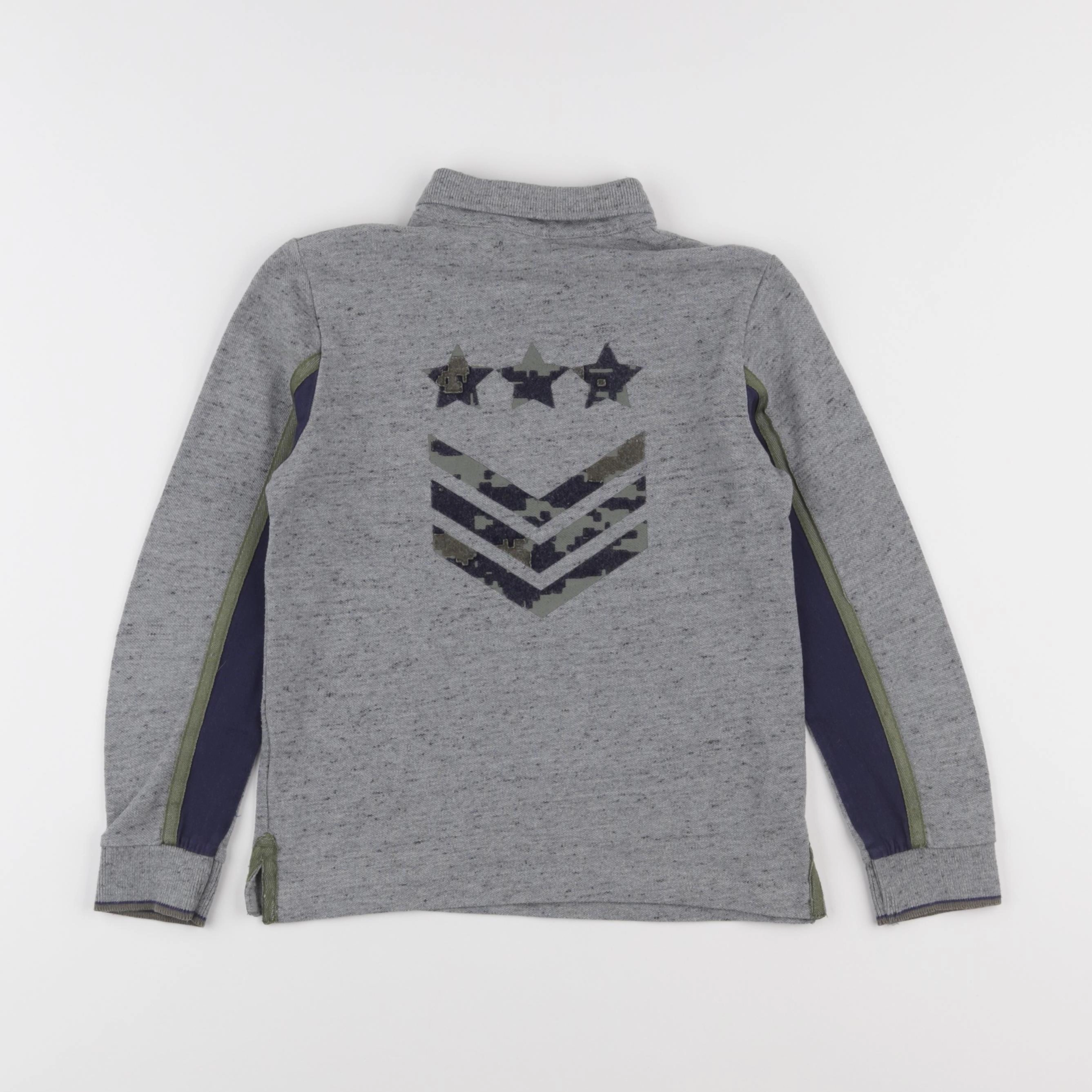 IKKS - polo gris - 6 ans