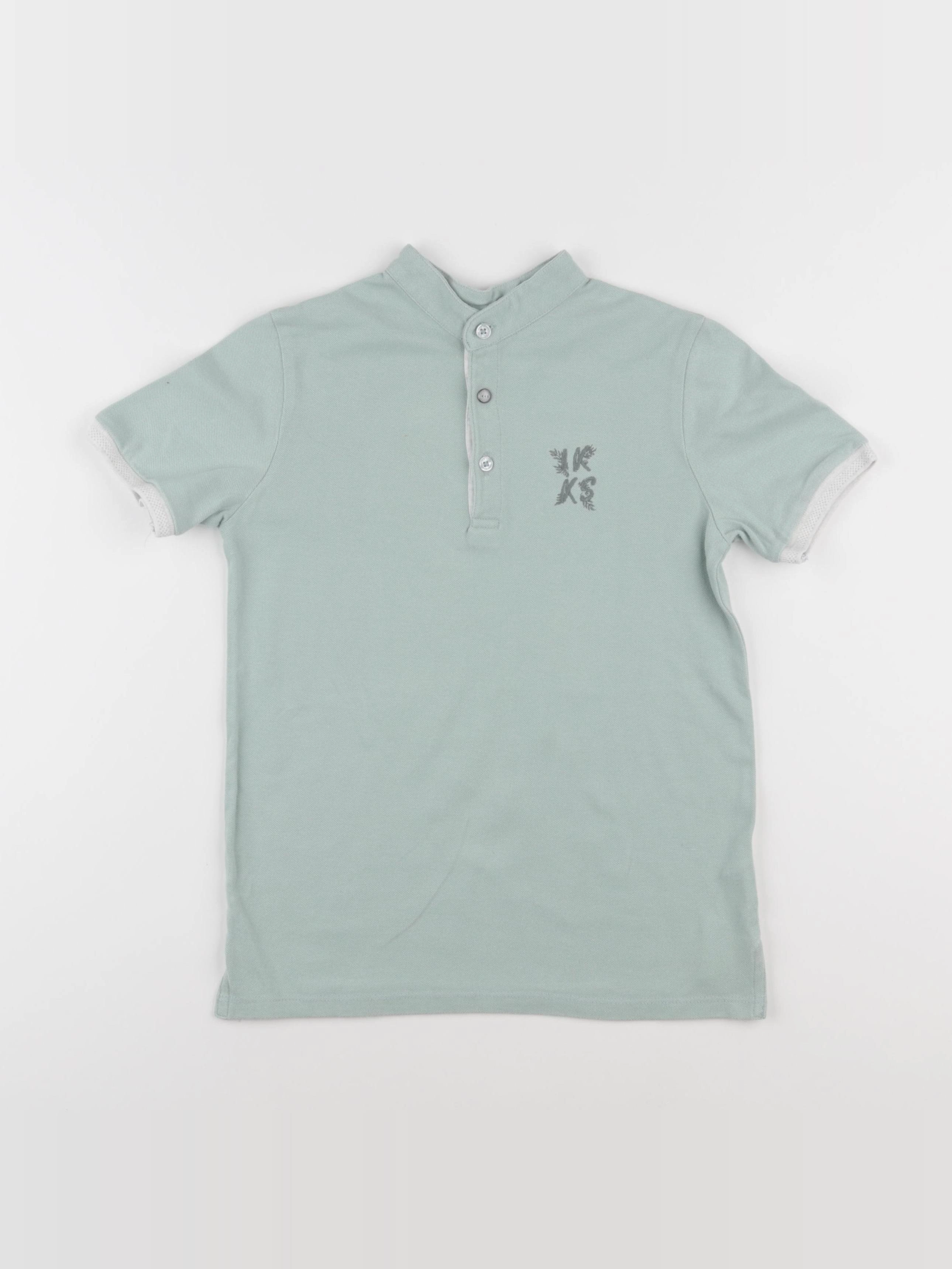IKKS - polo vert - 8 ans
