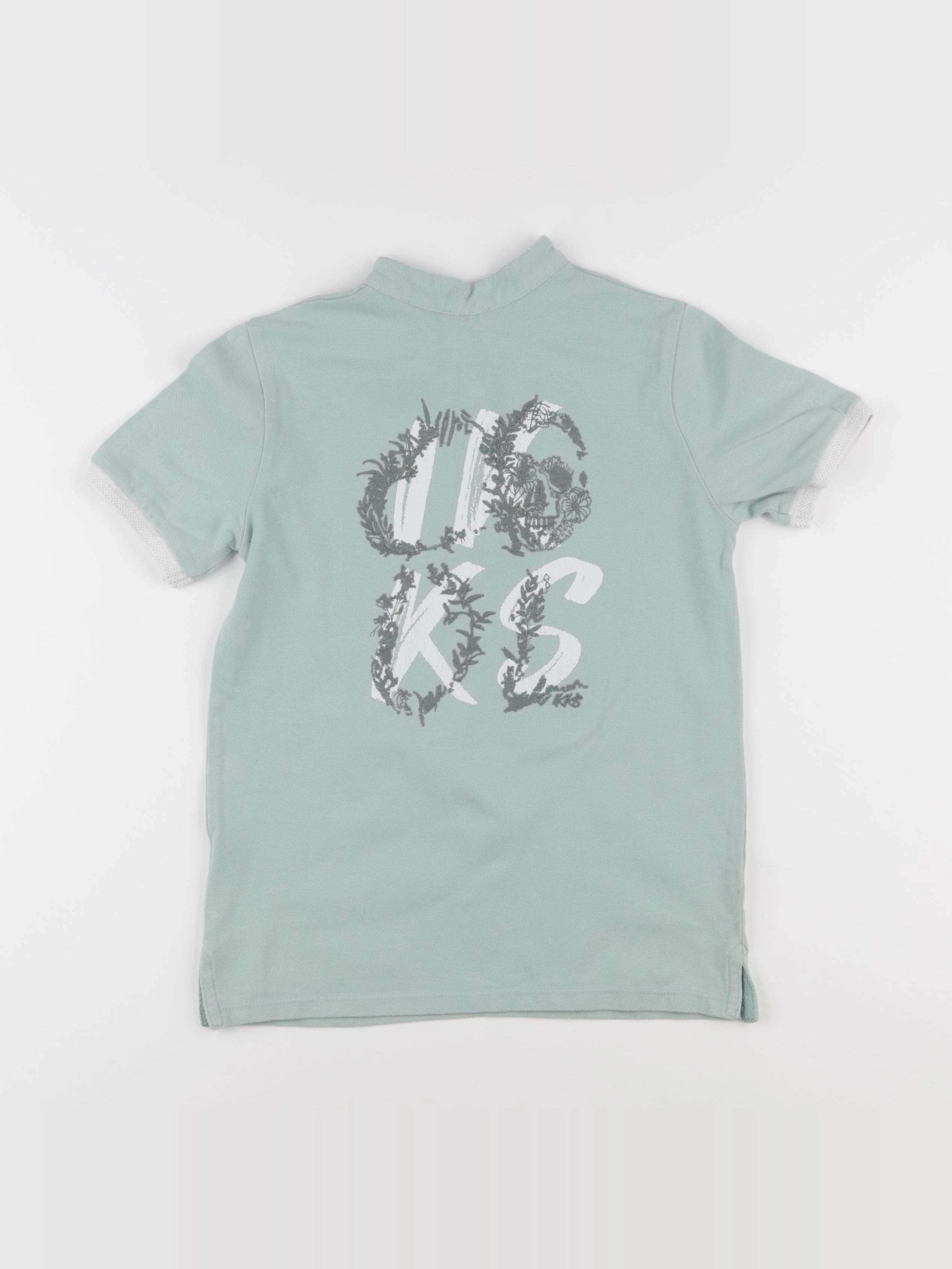 IKKS - polo vert - 8 ans