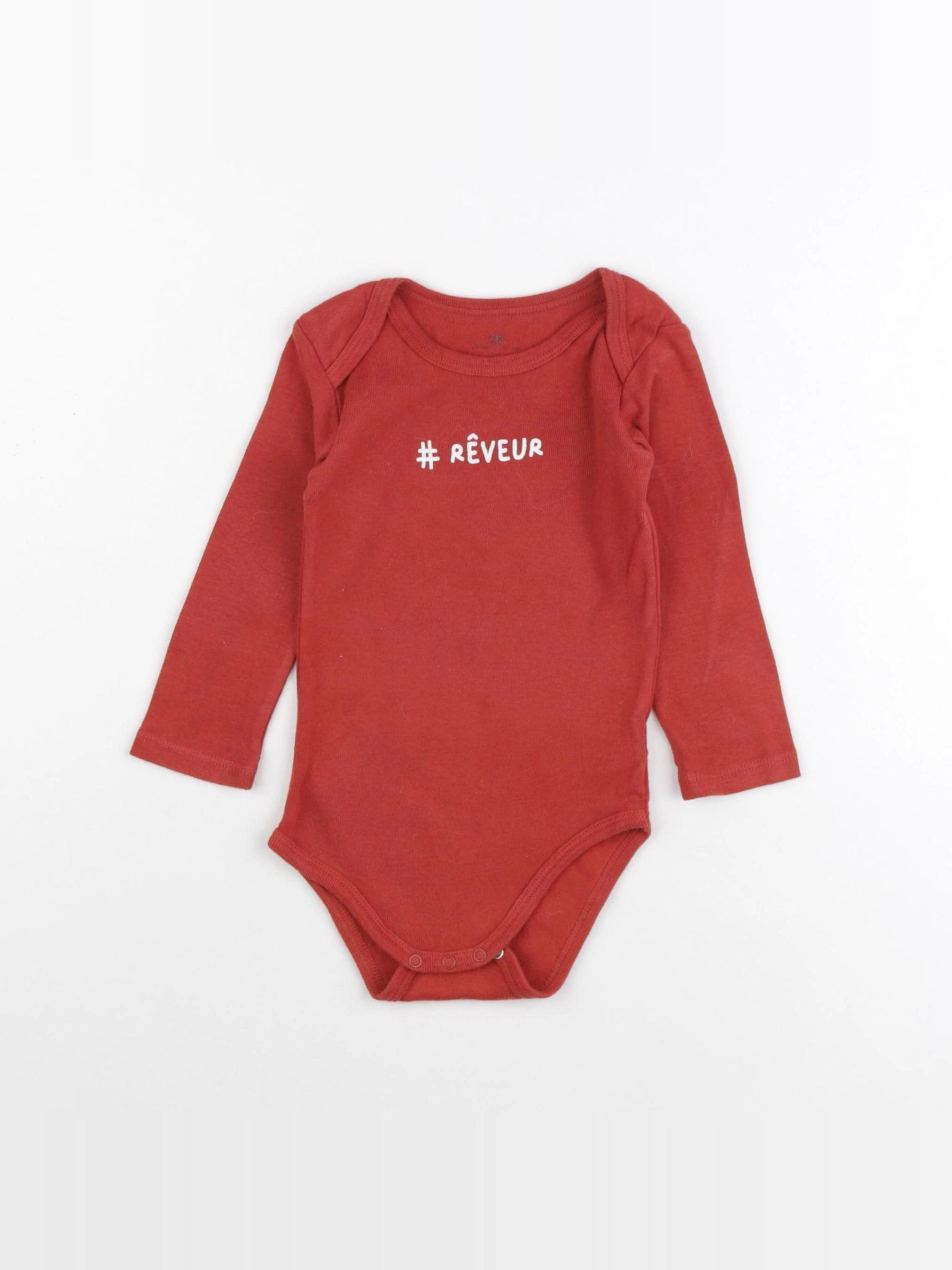 La Redoute - body orange - 18 mois