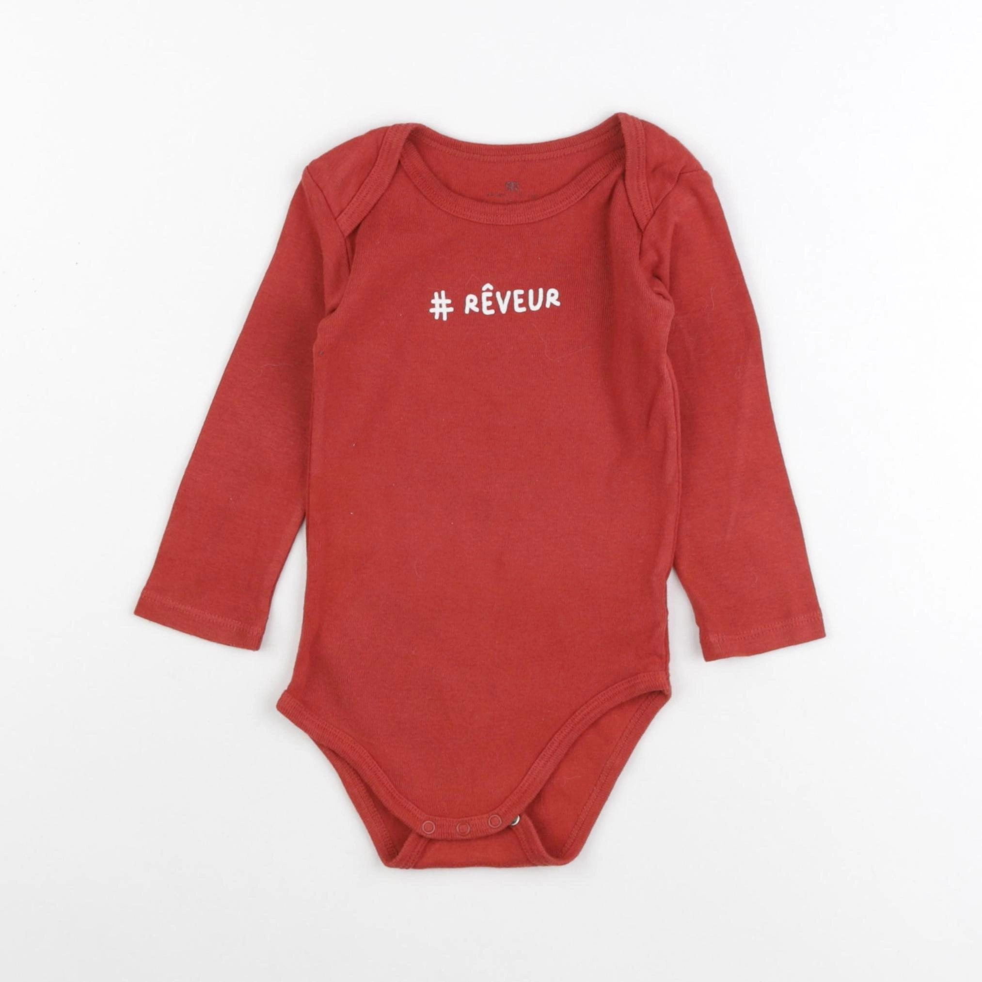 La Redoute - body orange - 18 mois