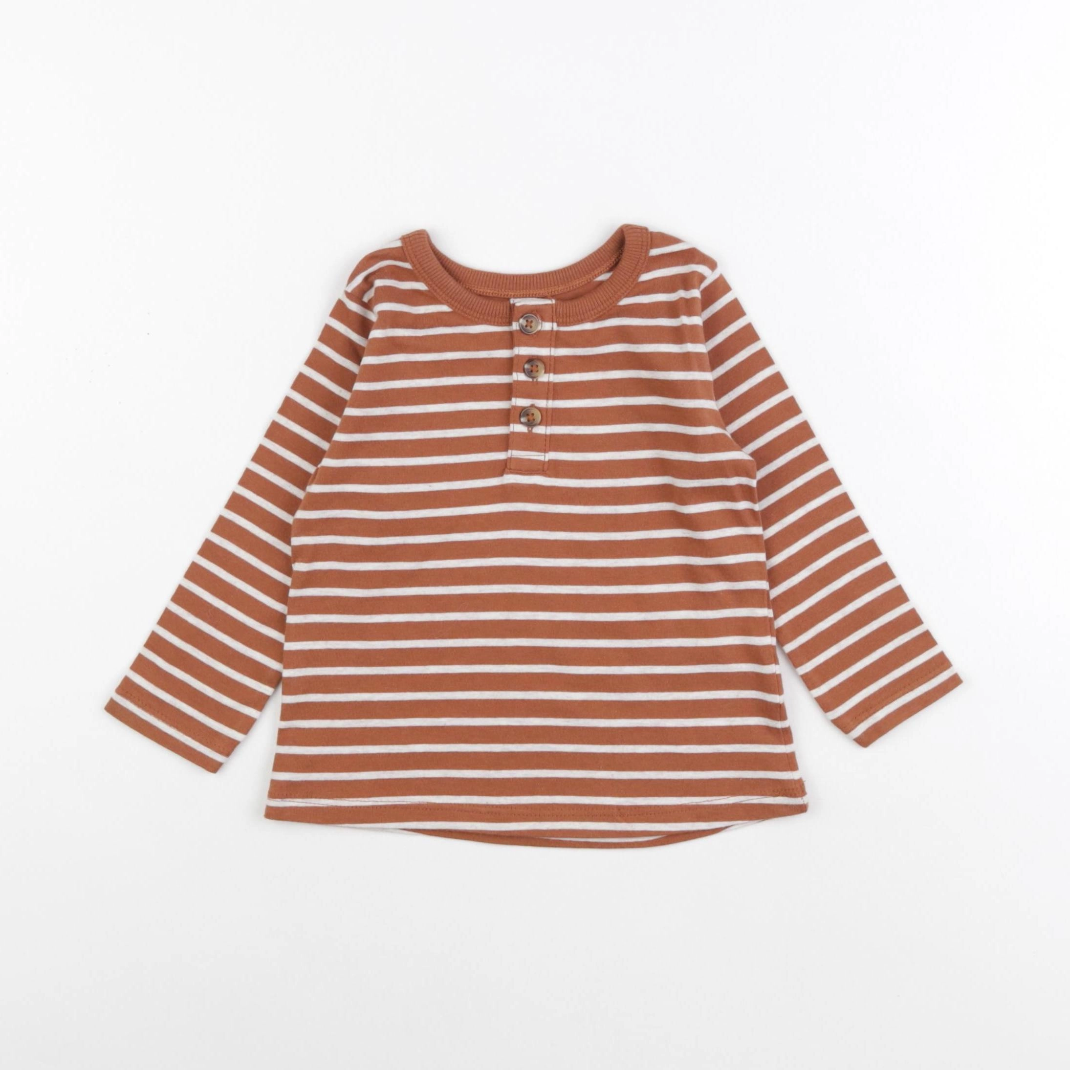 La Redoute - tee-shirt marron - 12 mois