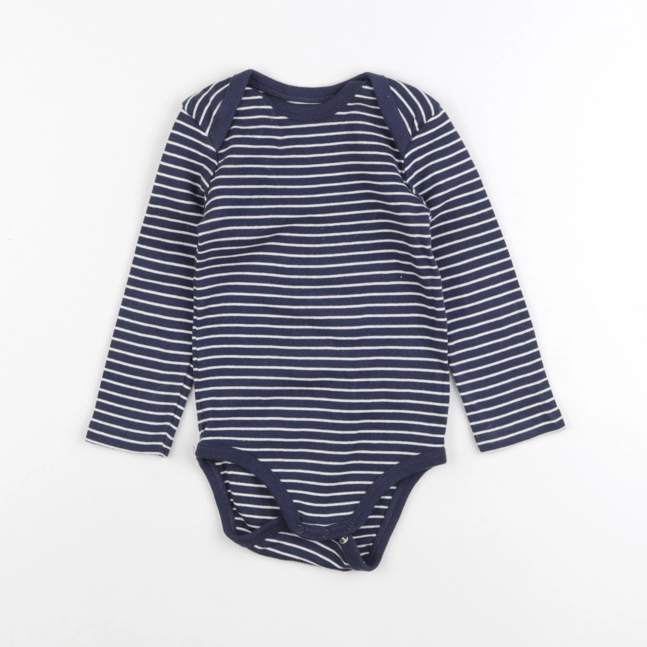 La Redoute - body bleu - 2 ans
