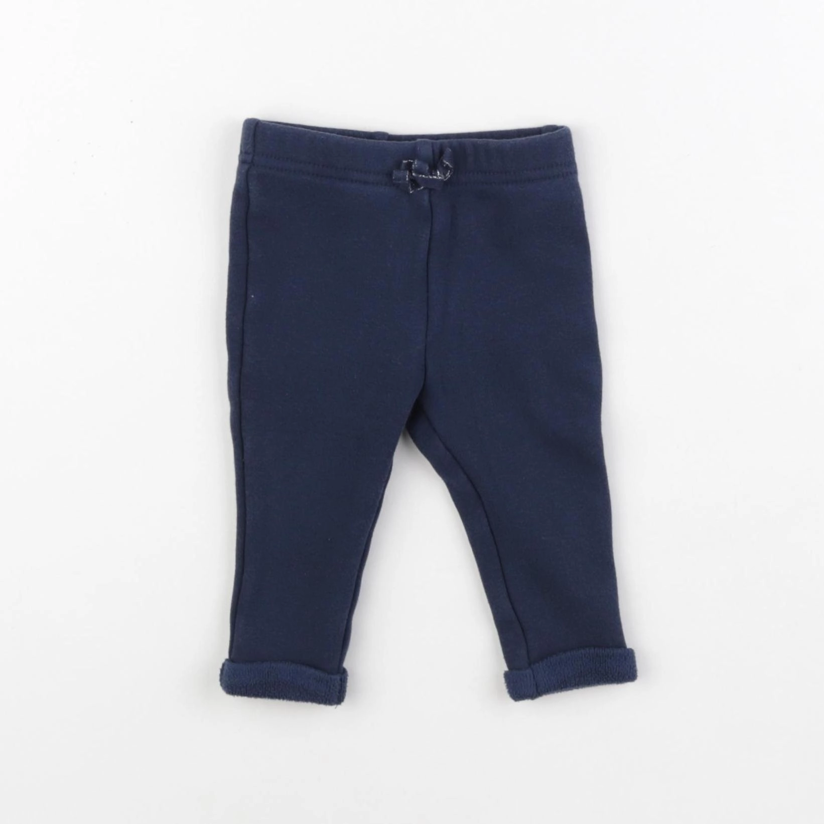 Tape à l'oeil - legging doublé bleu - 6 mois