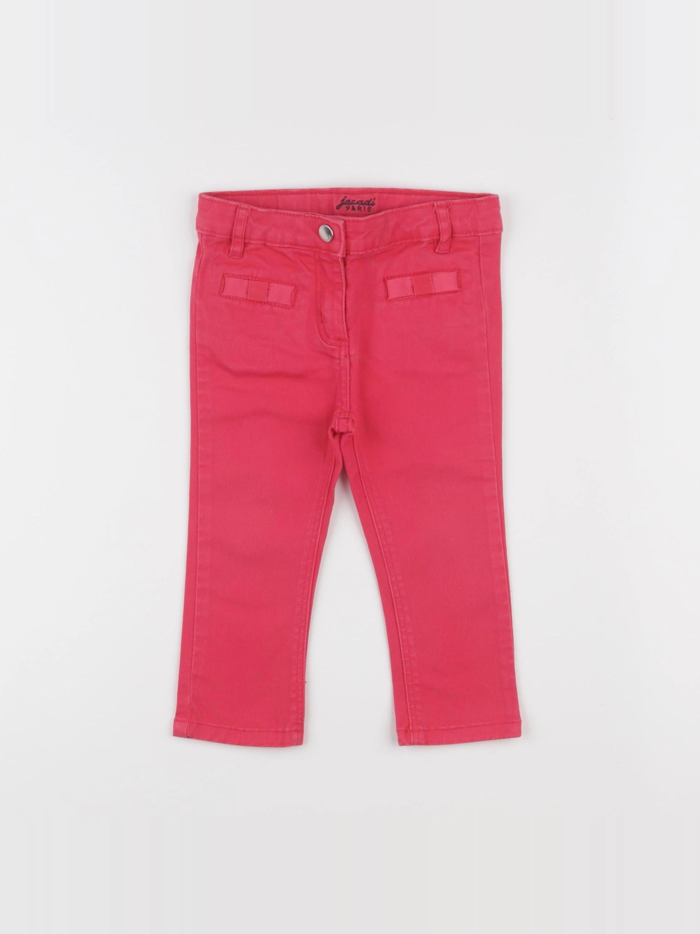 Jacadi - jean rouge - 18 mois