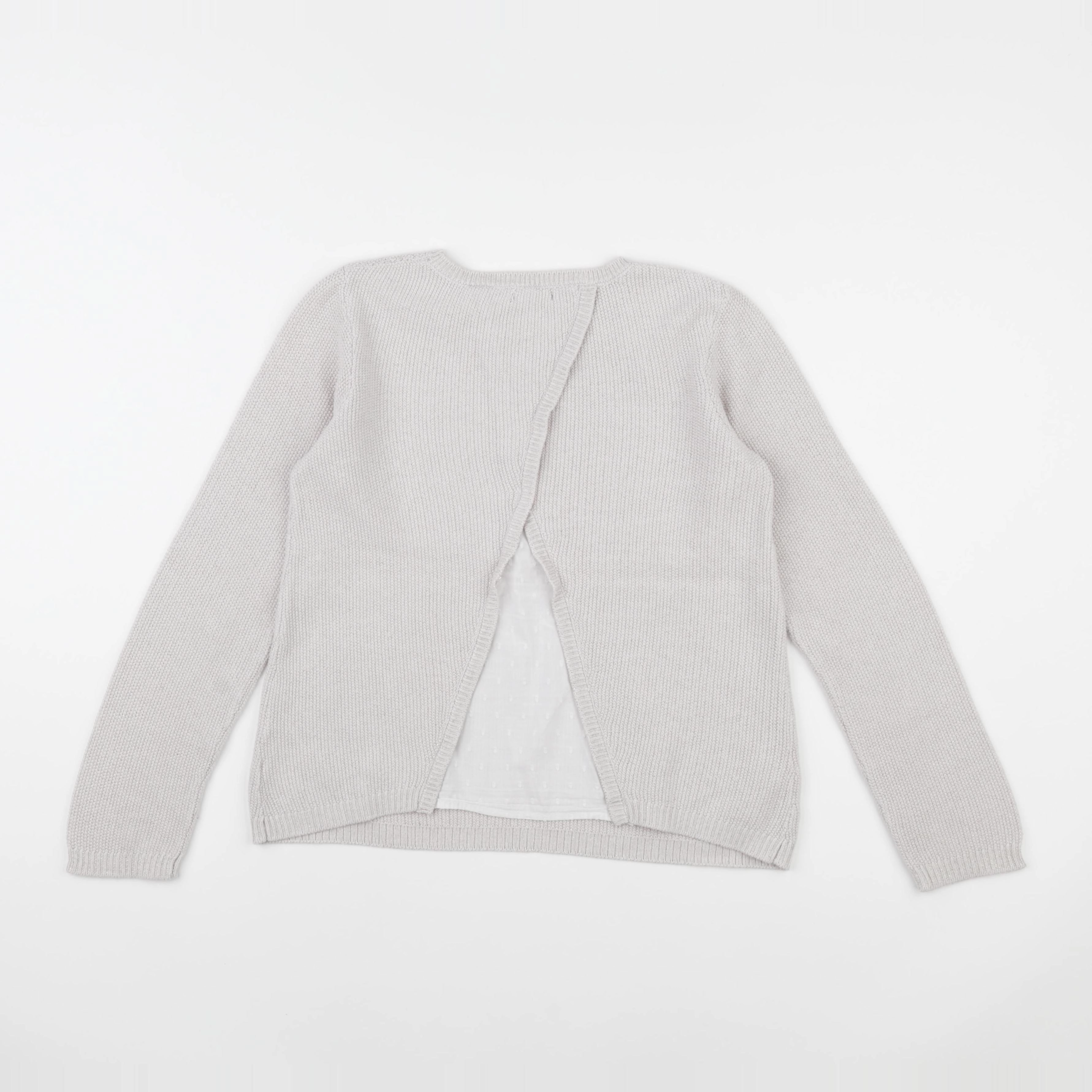 Vertbaudet - pull beige - 10 ans
