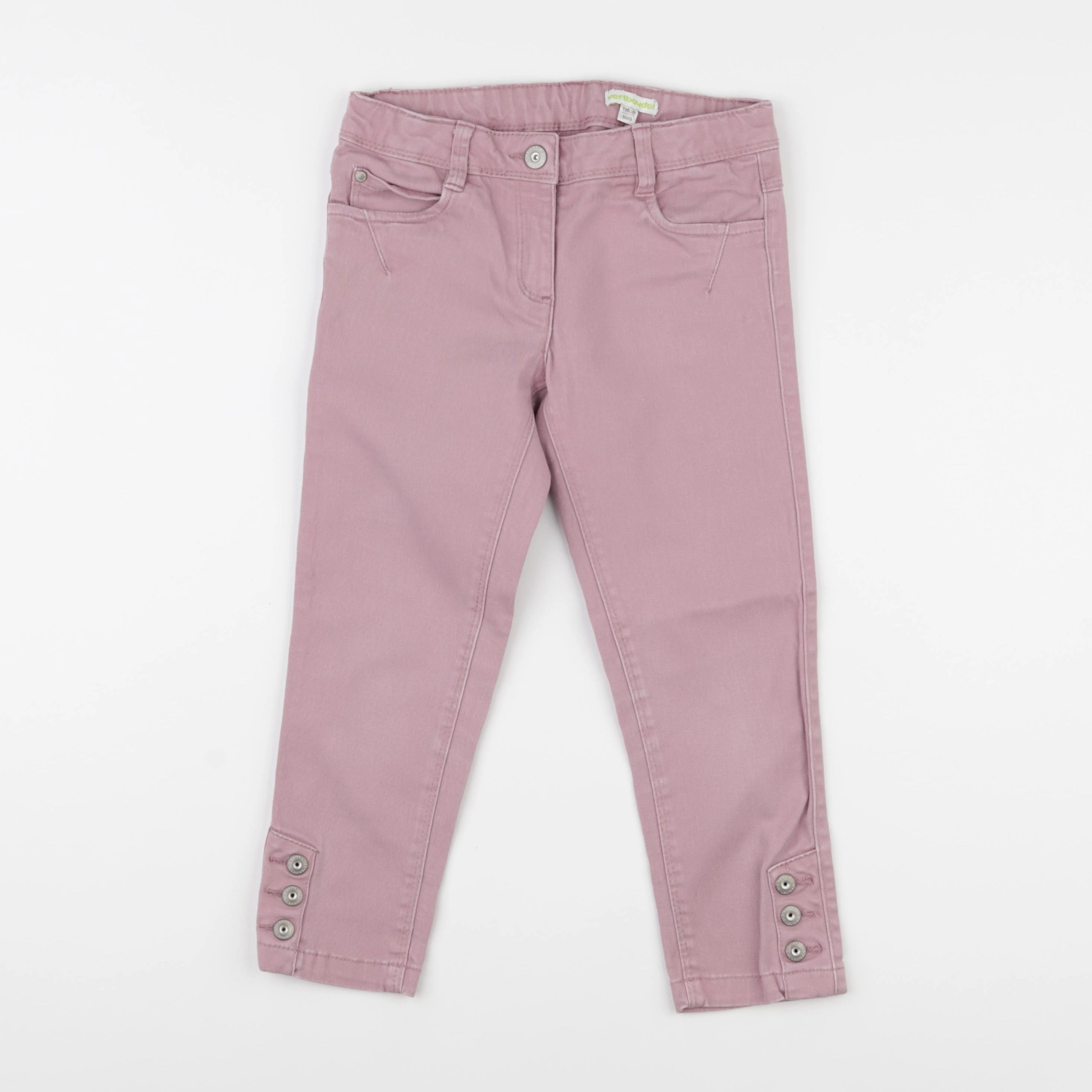 Vertbaudet - pantacourt violet - 8 ans