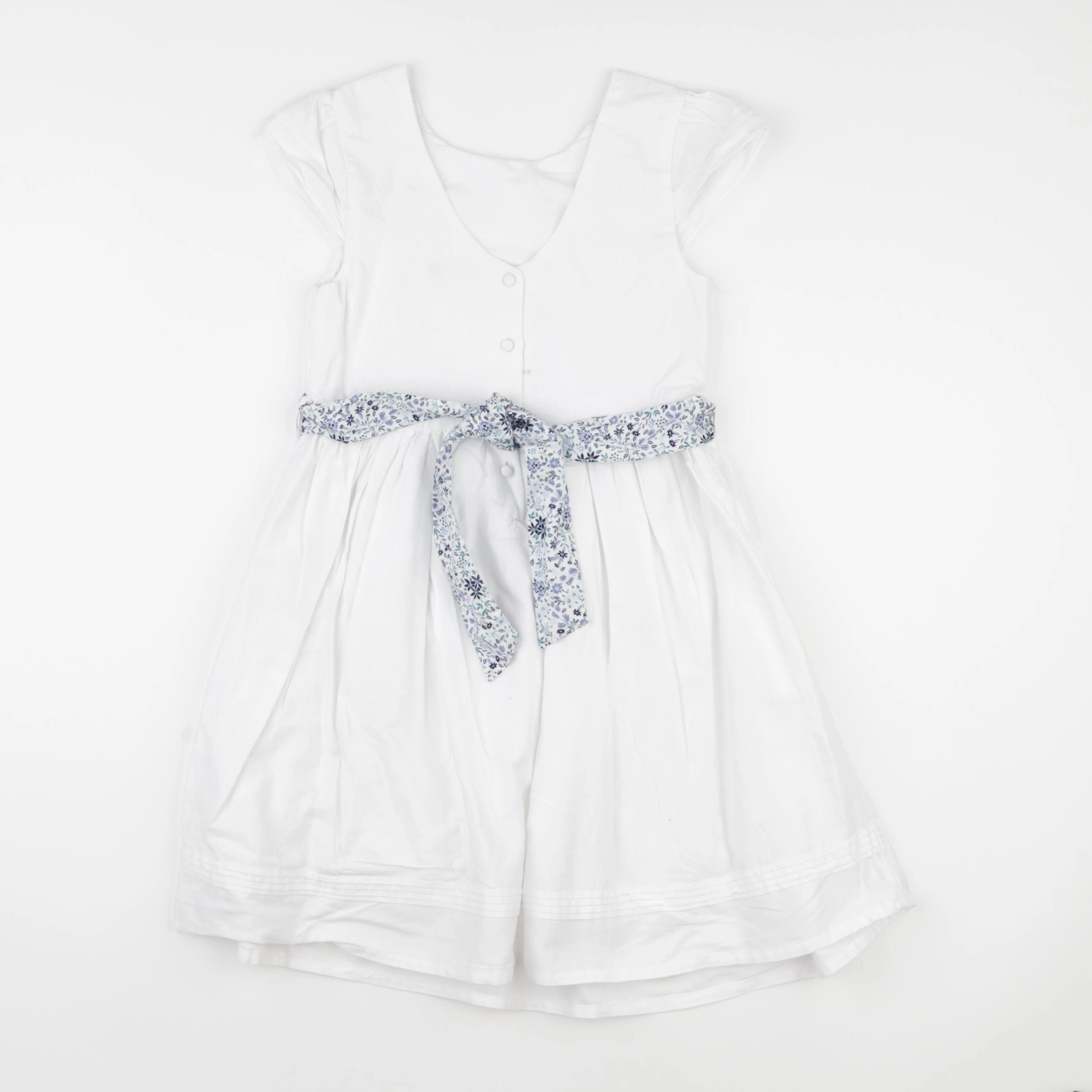 Vertbaudet - robe blanc - 10 ans