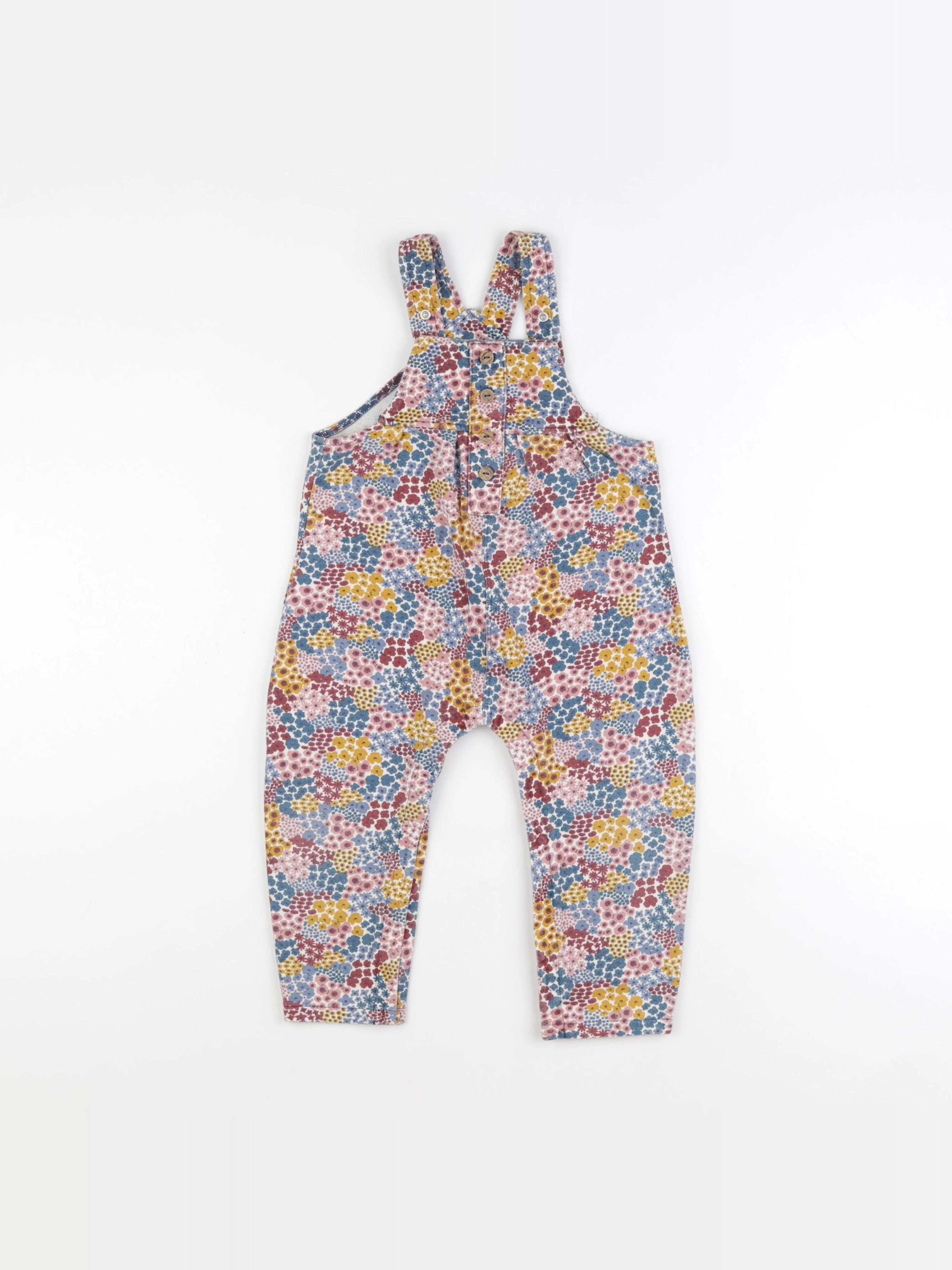 Vertbaudet - salopette multicolore - 36 mois