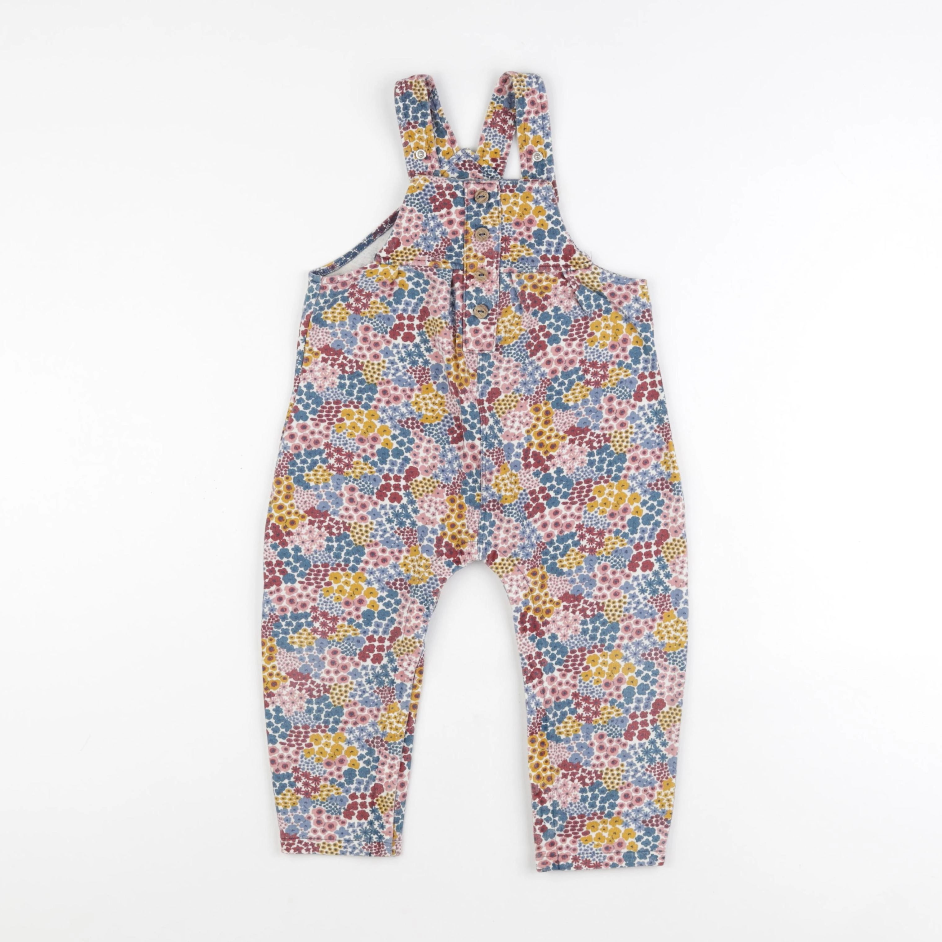 Vertbaudet - salopette multicolore - 36 mois