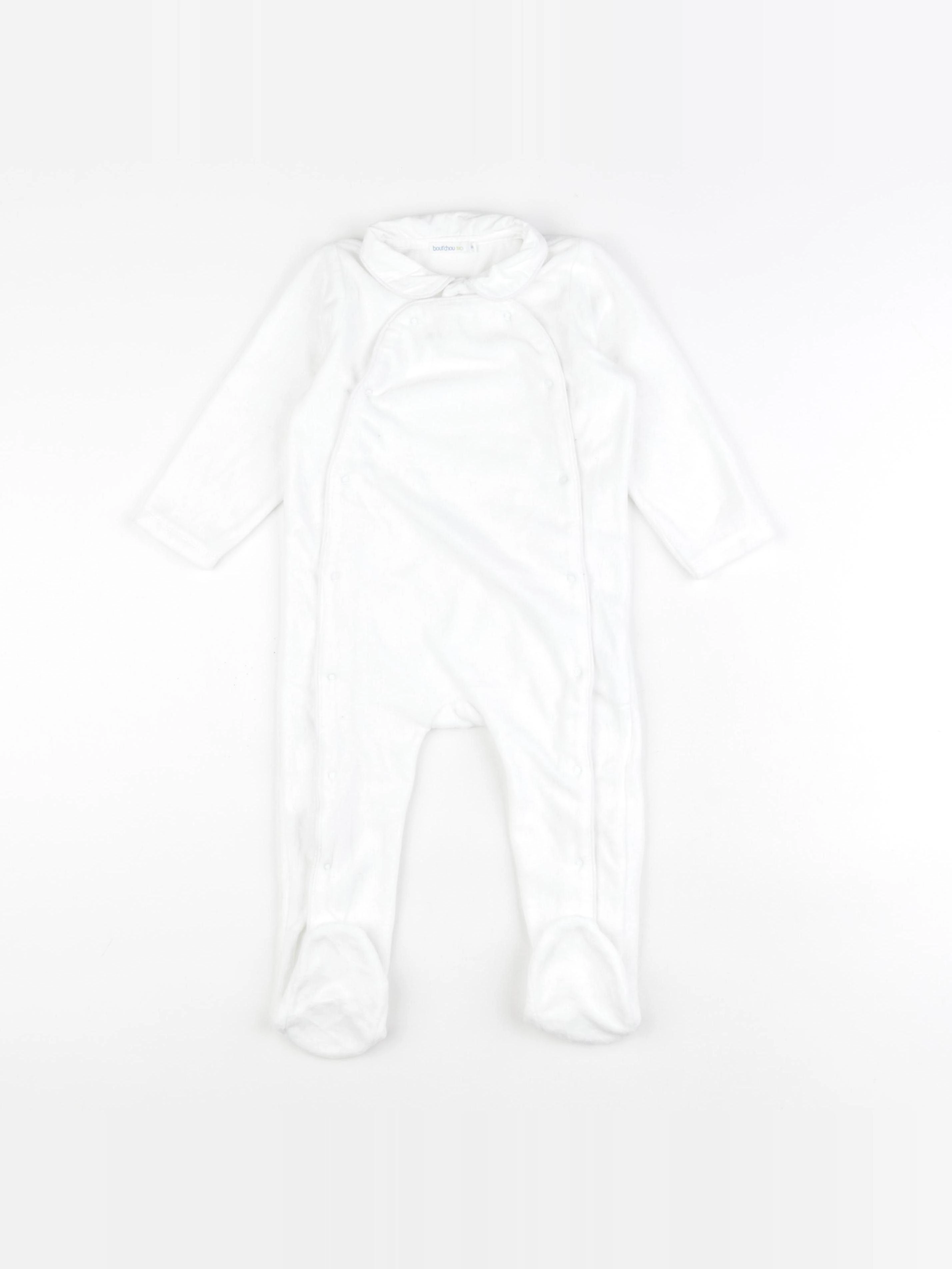 Boutchou - pyjama velours blanc - 18 mois