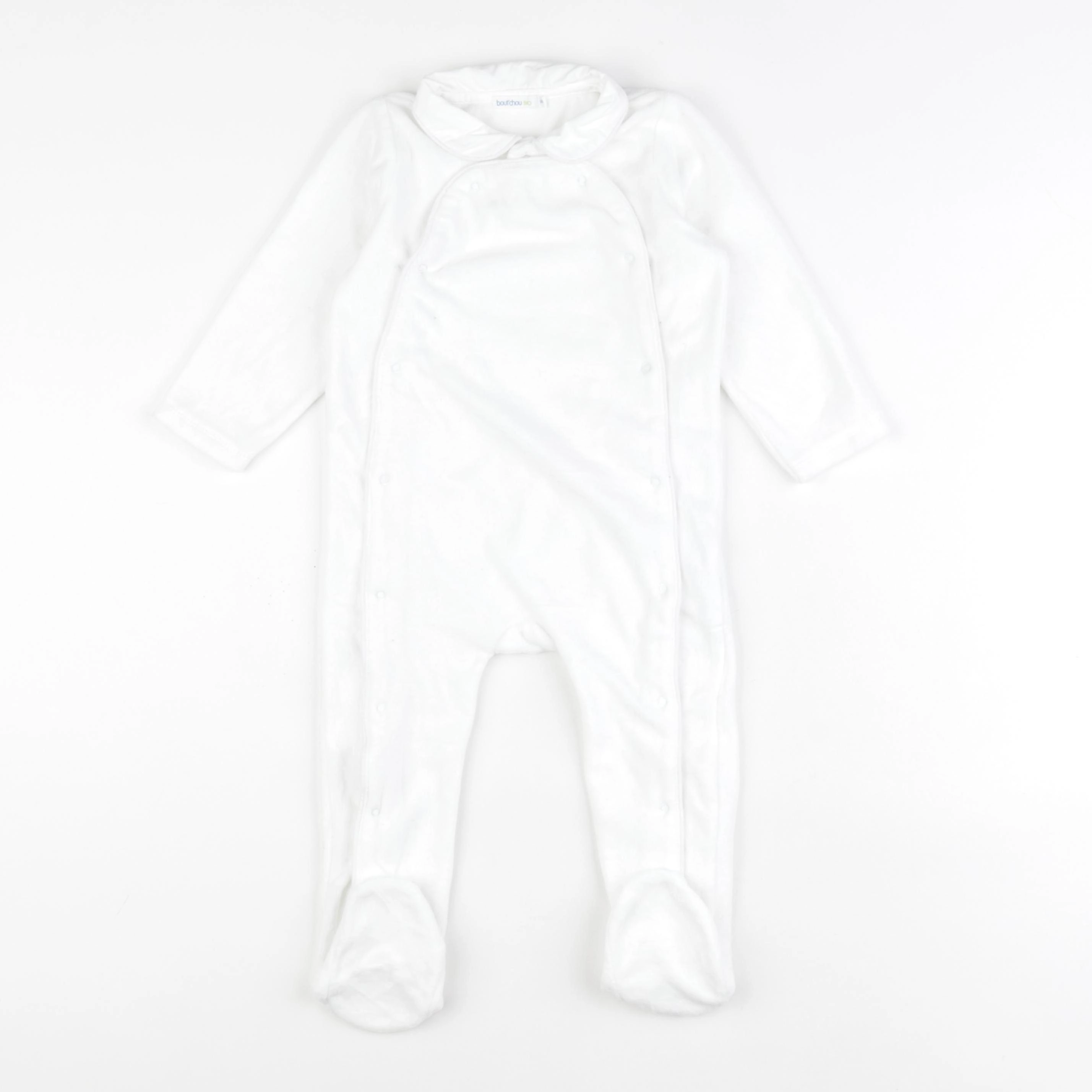 Boutchou - pyjama velours blanc - 18 mois