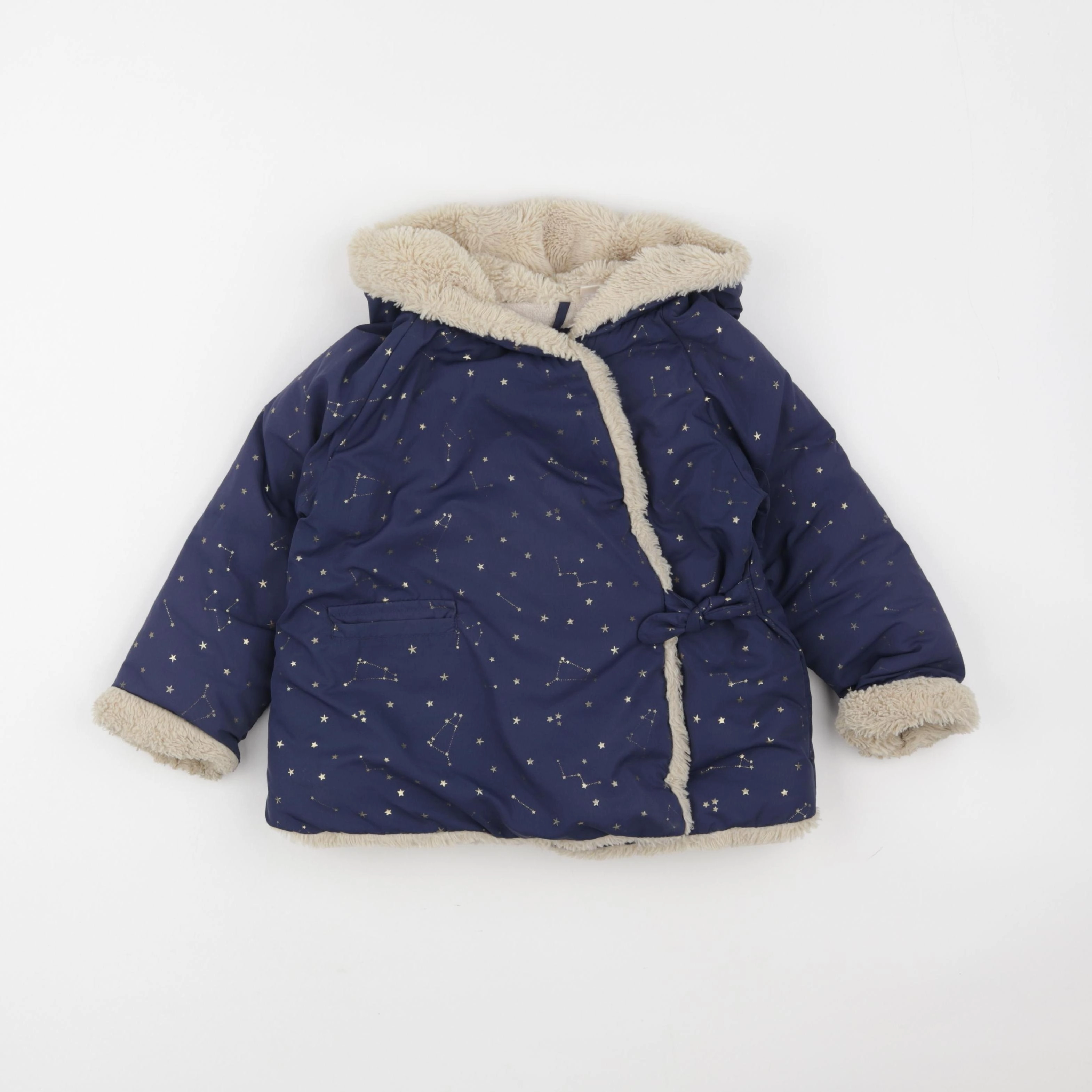 Zara - imperméable bleu - 2/3 ans