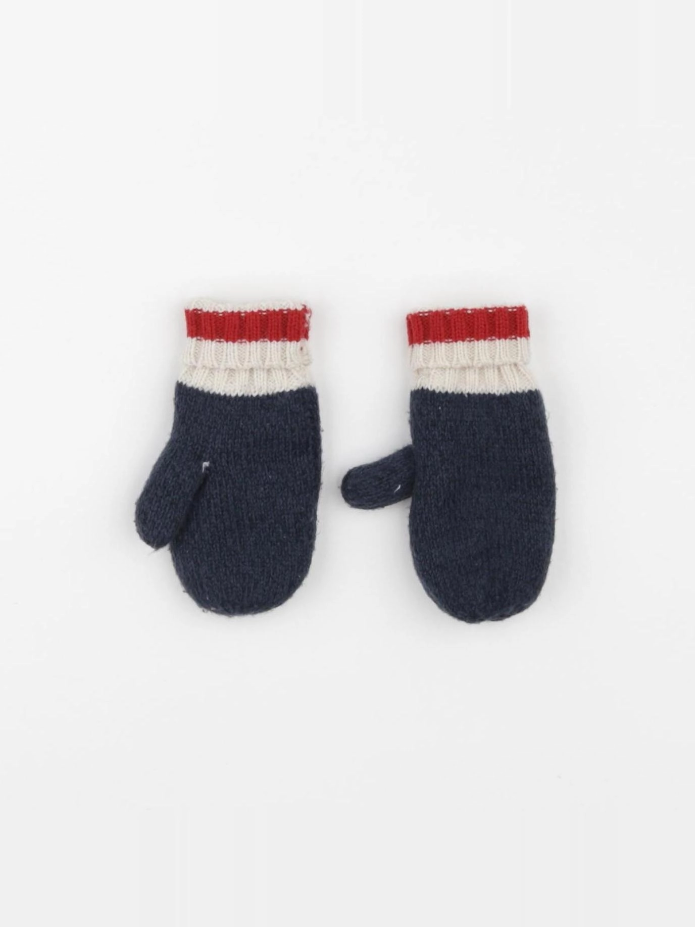 Vertbaudet - moufles bleu, multicolore - 2/3 ans