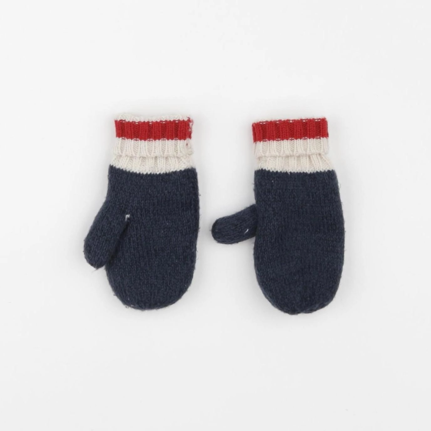 Vertbaudet - moufles bleu, multicolore - 2/3 ans