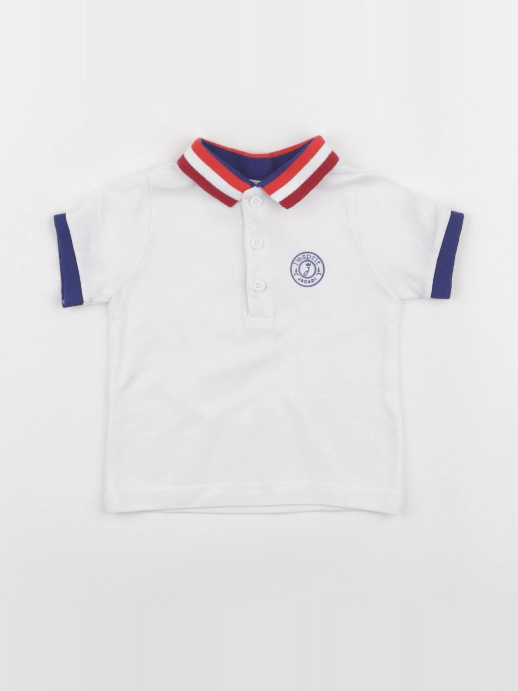 Jacadi - polo blanc - 6 mois