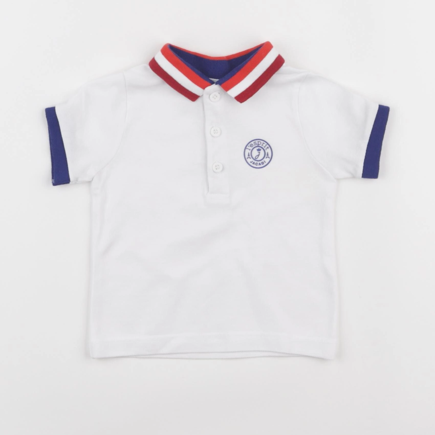 Jacadi - polo blanc - 6 mois