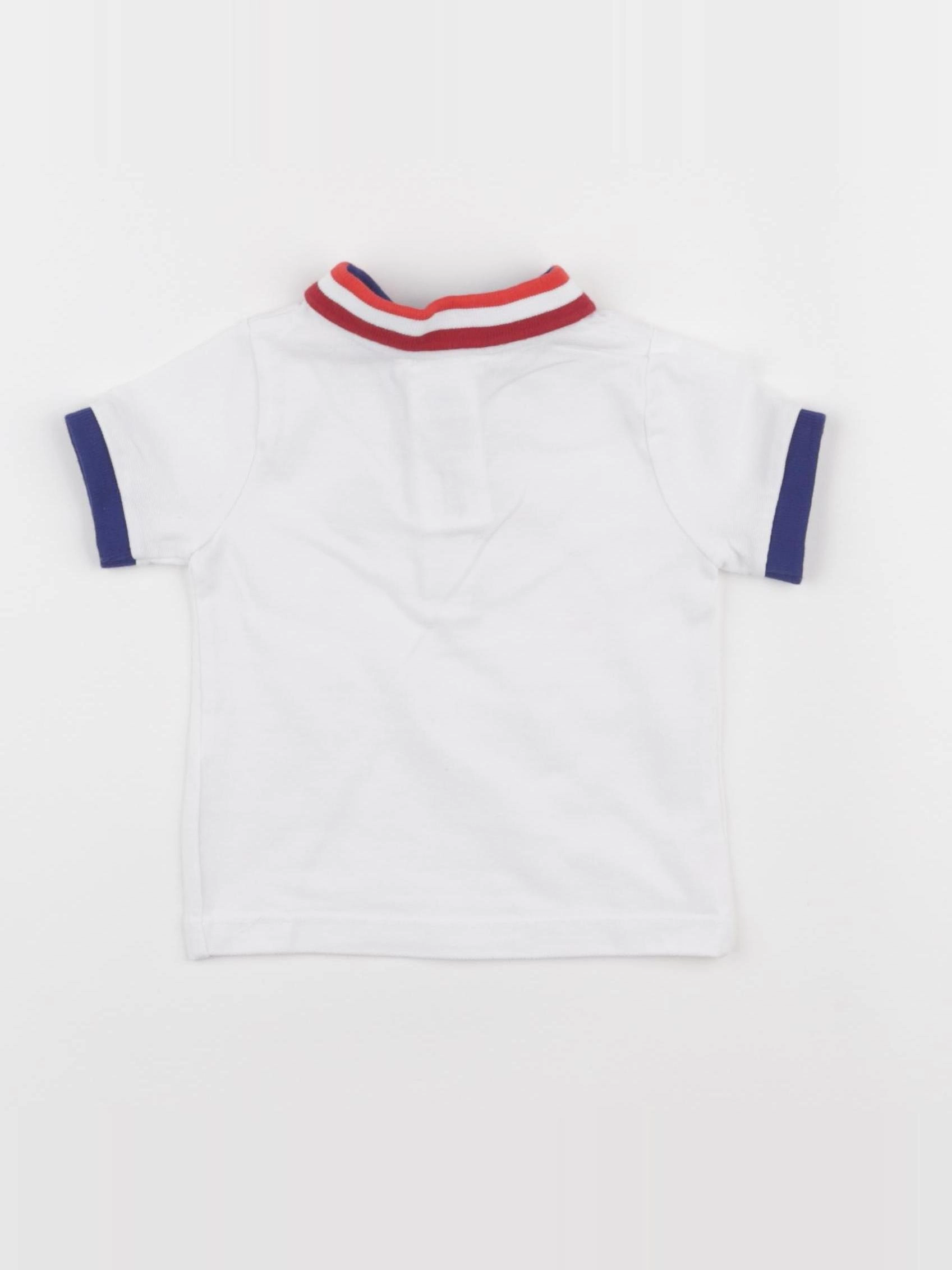 Jacadi - polo blanc - 6 mois