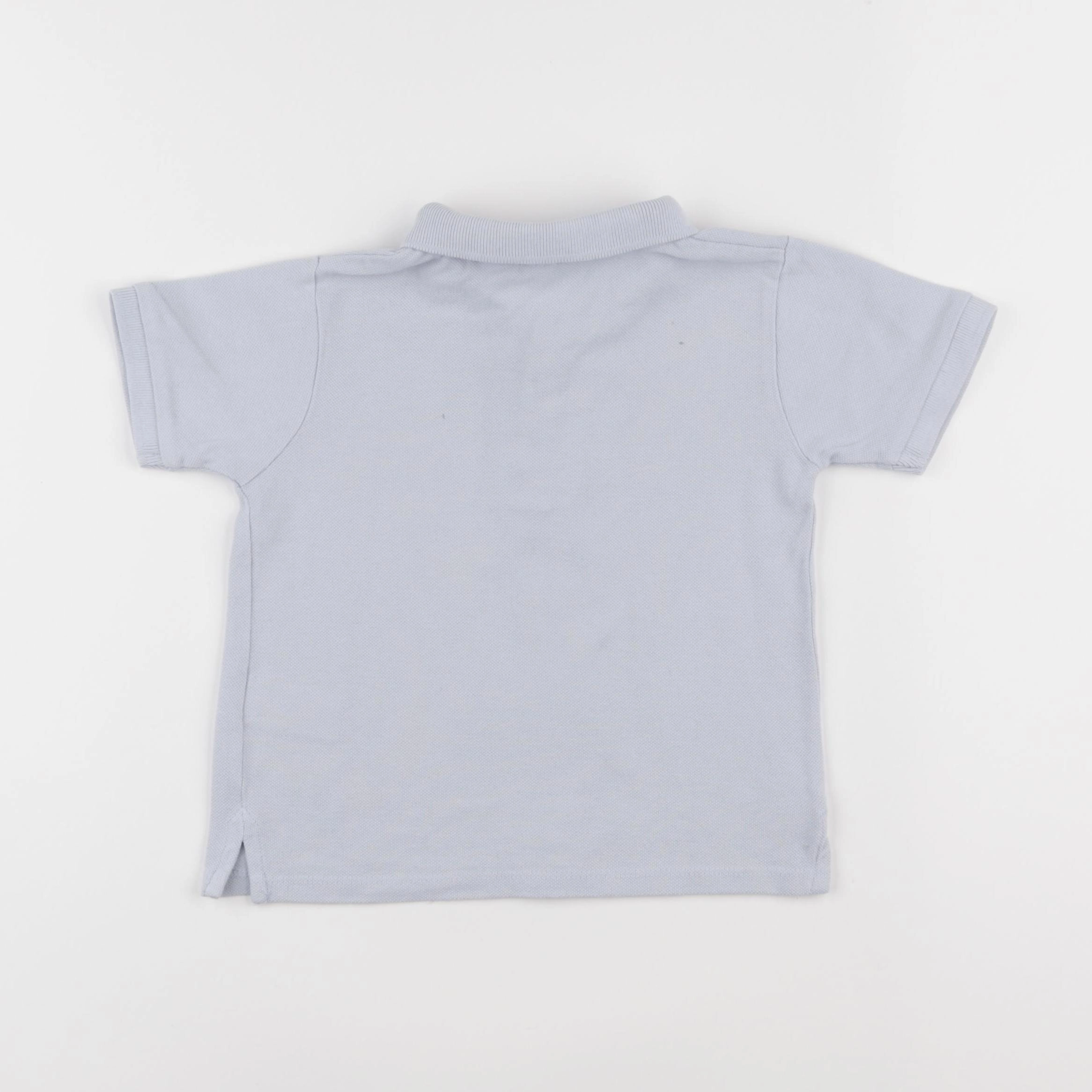 Zara - polo bleu - 12/18 mois