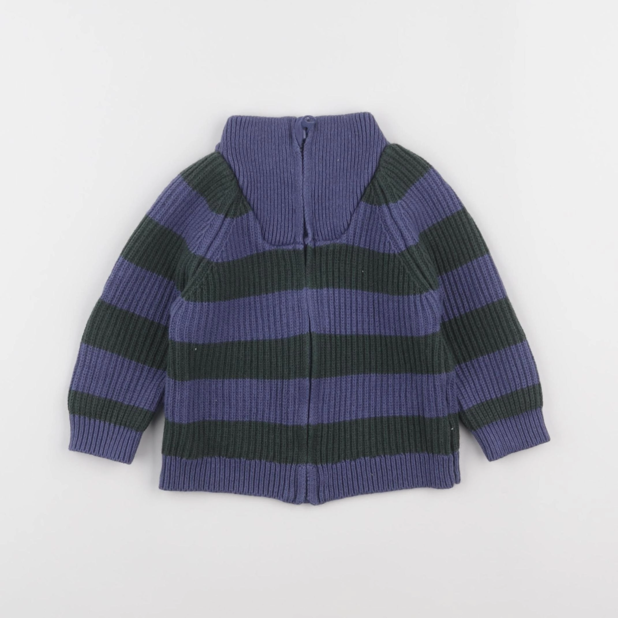 Boutchou - gilet bleu, vert - 18 mois