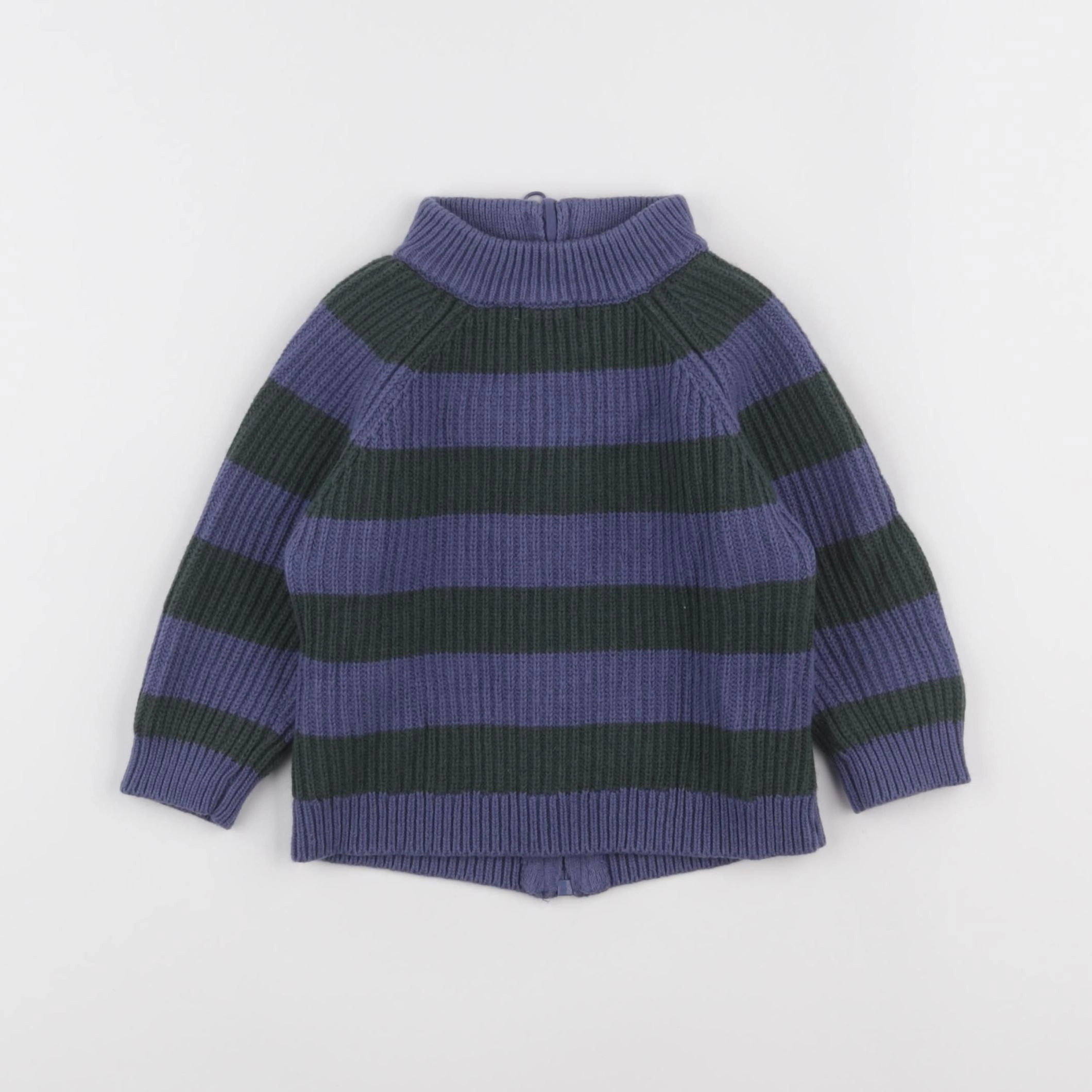 Boutchou - gilet bleu, vert - 18 mois