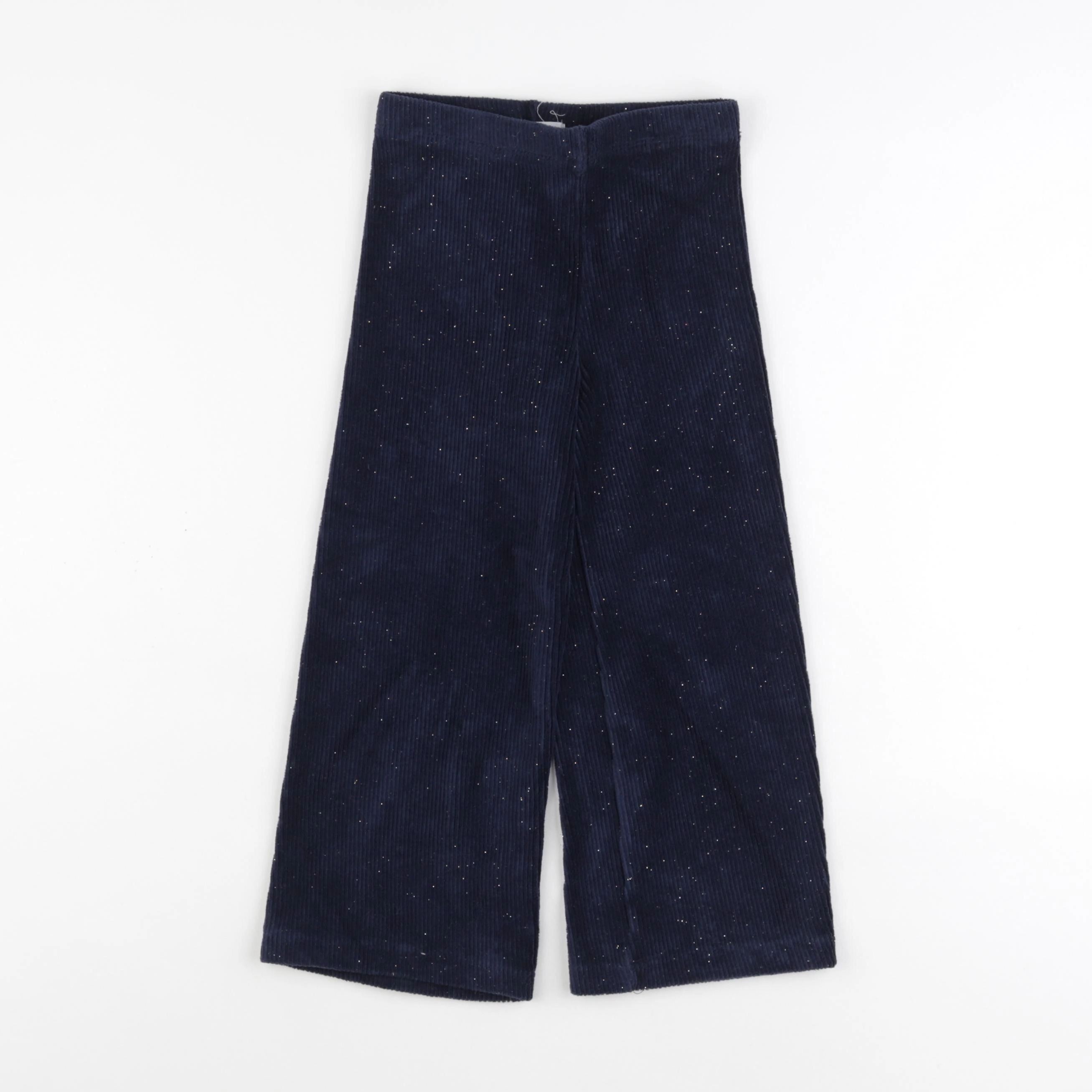 Vertbaudet - legging velours bleu - 4 ans