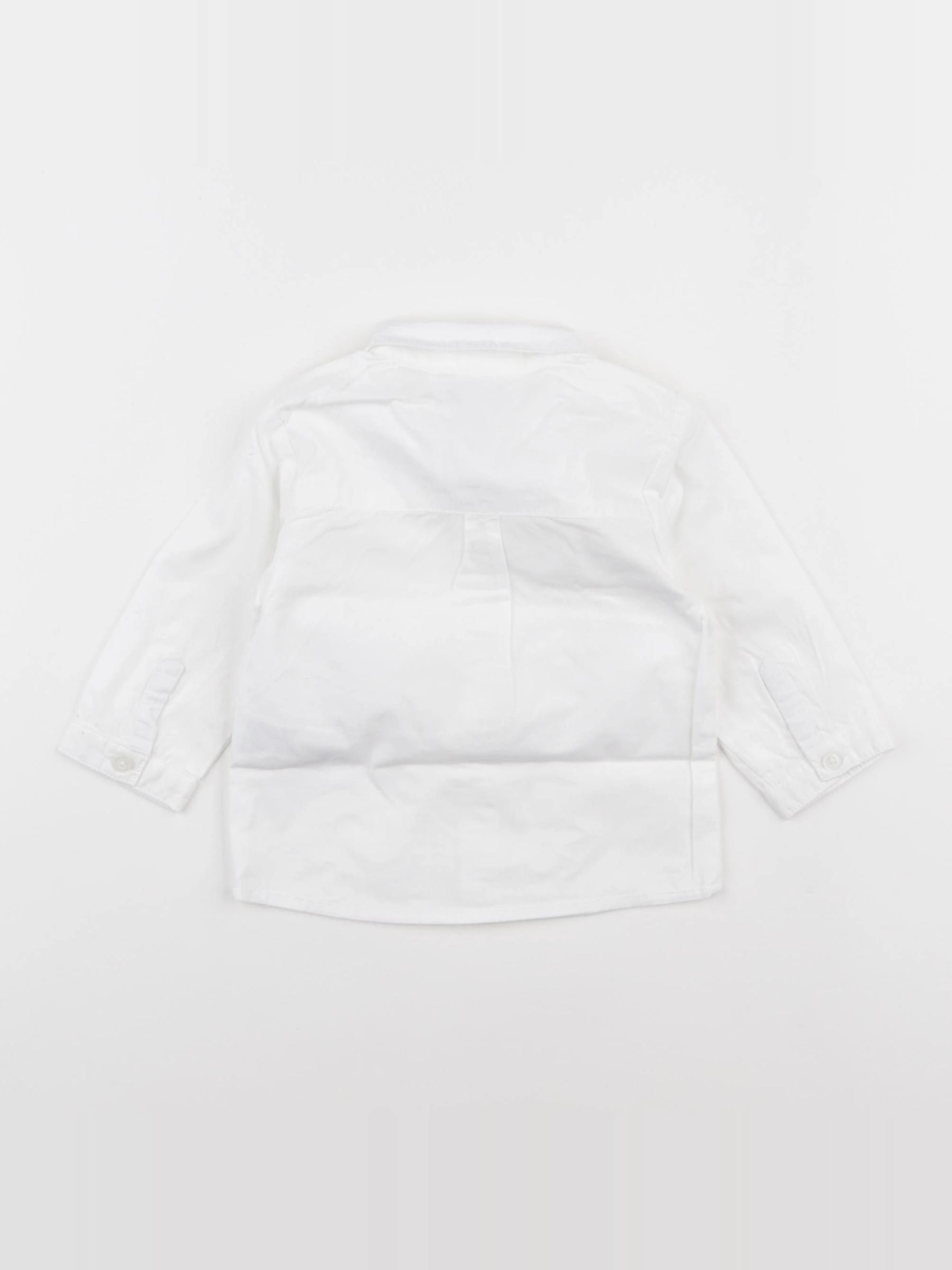 Vertbaudet - chemise blanc - 6 mois