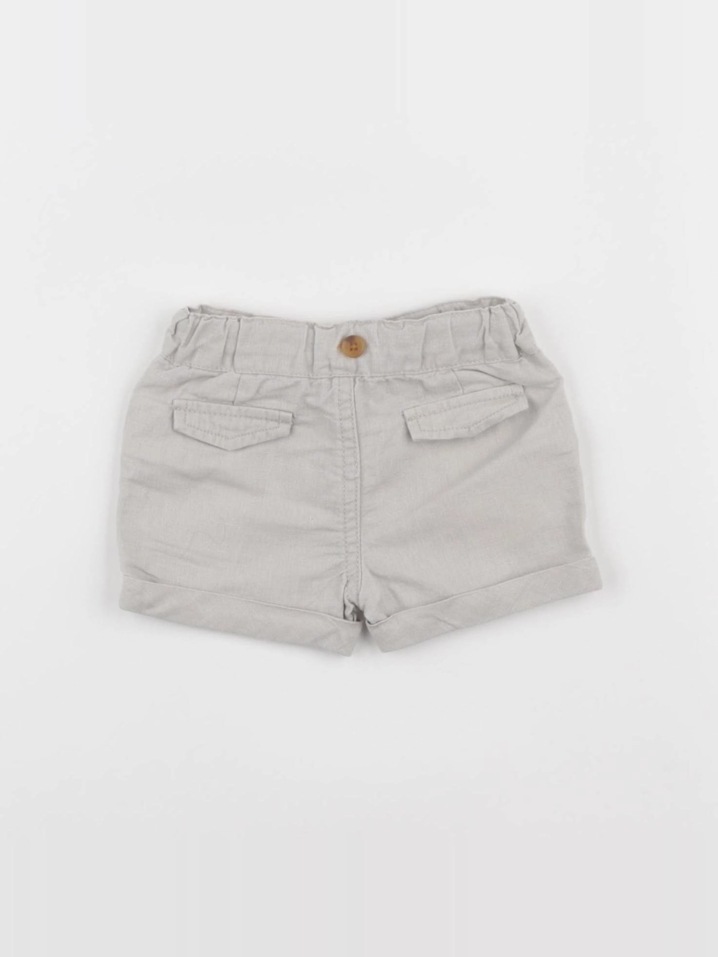 Vertbaudet - short beige - 3 mois