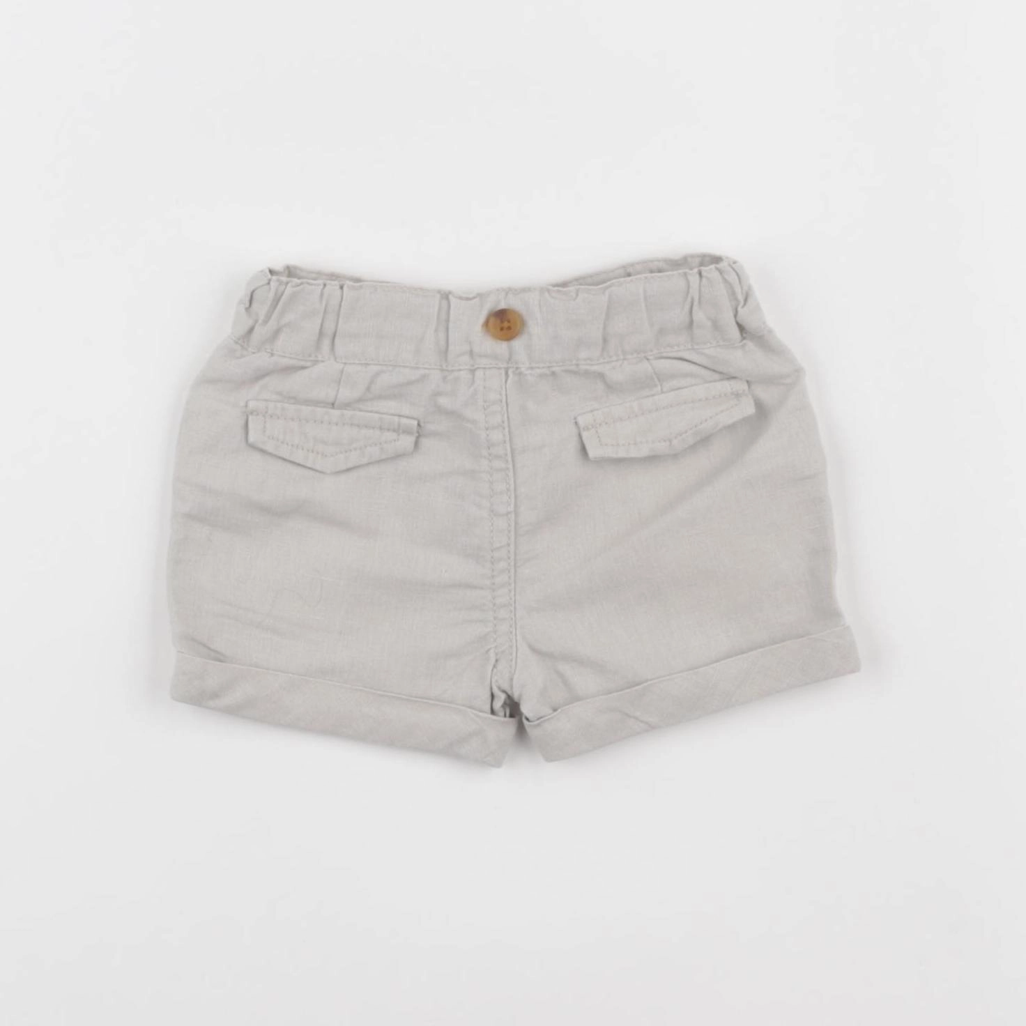 Vertbaudet - short beige - 3 mois