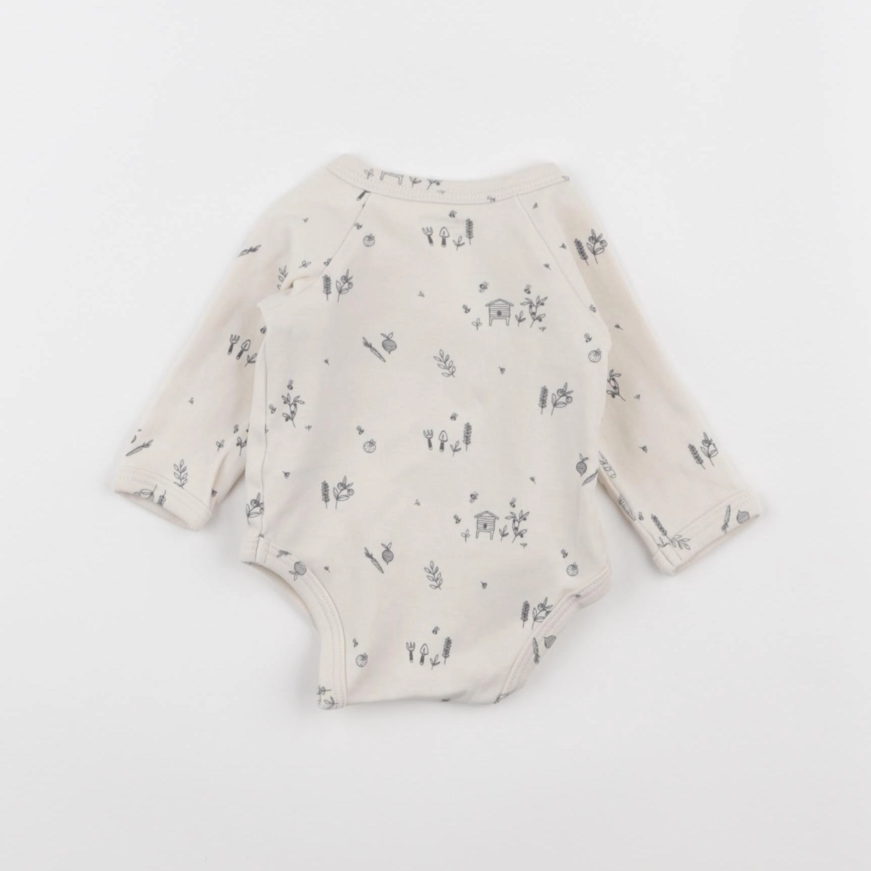 Vertbaudet - body beige - 1 mois