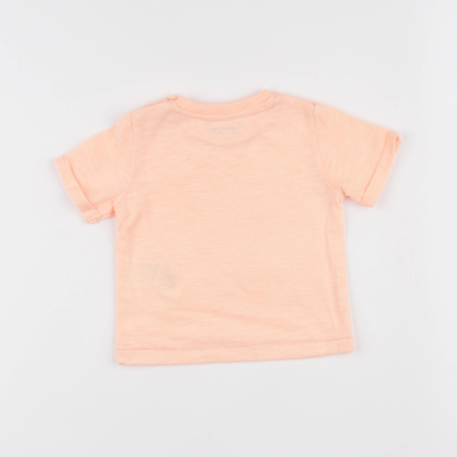 Vertbaudet - tee-shirt orange - 6 mois