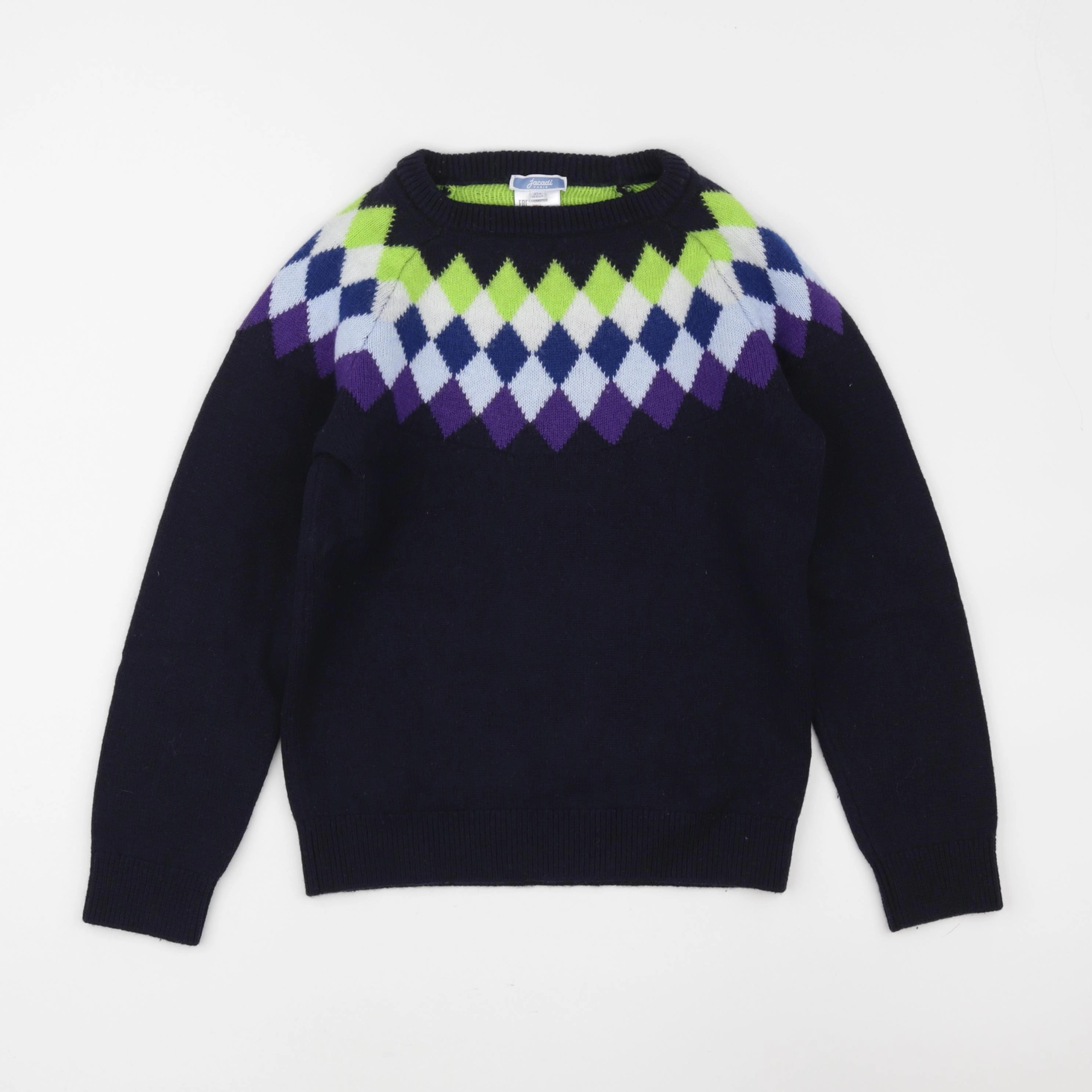 Jacadi - pull multicolore - 10 ans