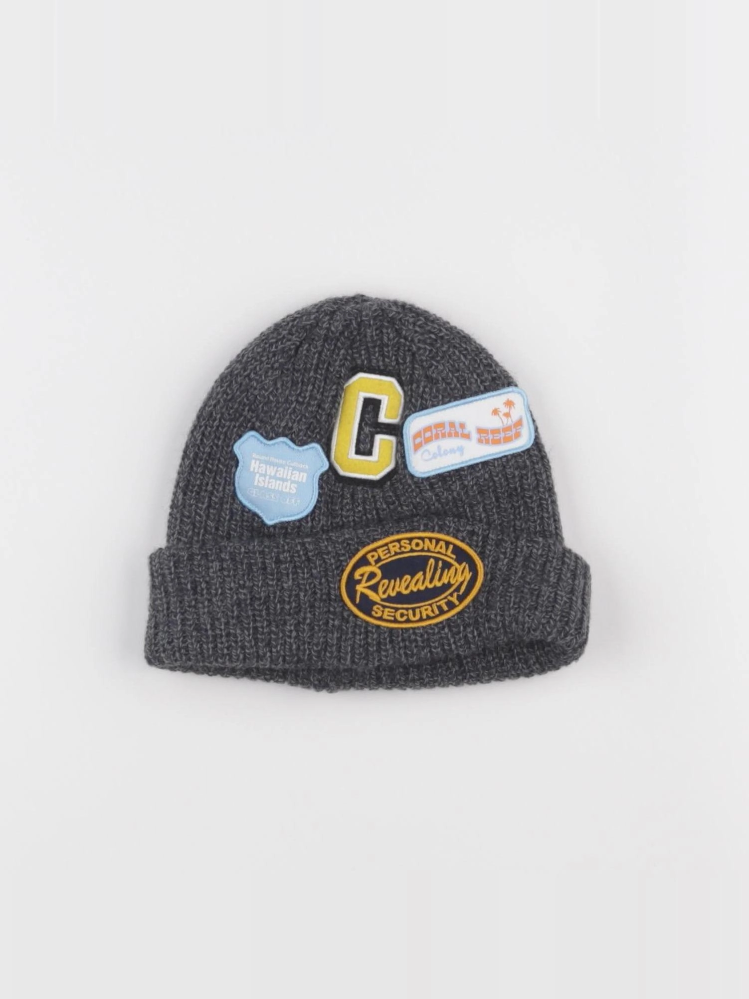 Vertbaudet - bonnet gris - 12/14 ans