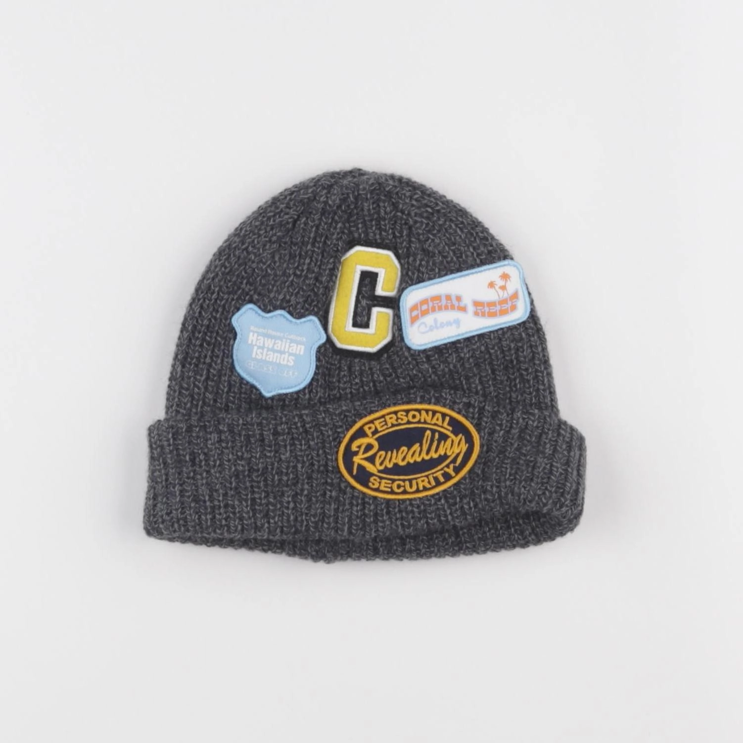 Vertbaudet - bonnet gris - 12/14 ans