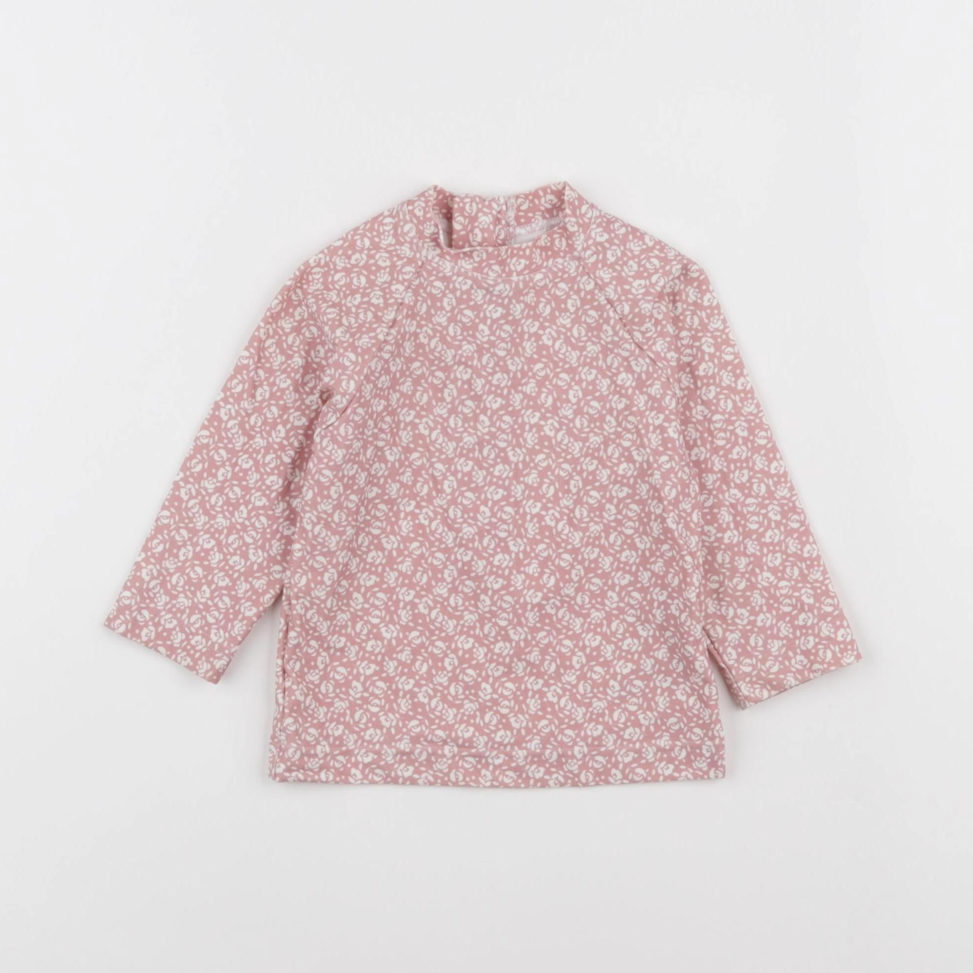 Petit Bateau - tee-shirt de bain rose - 6 mois