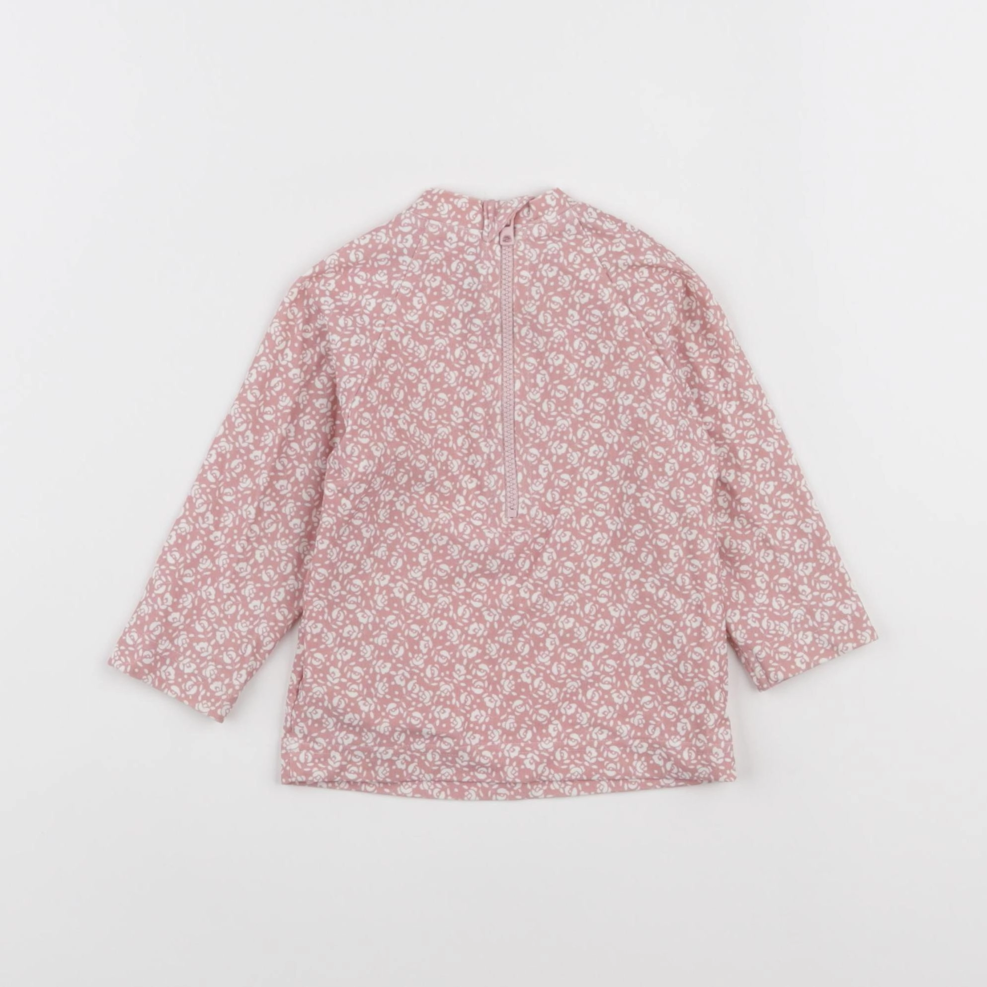 Petit Bateau - tee-shirt de bain rose - 6 mois