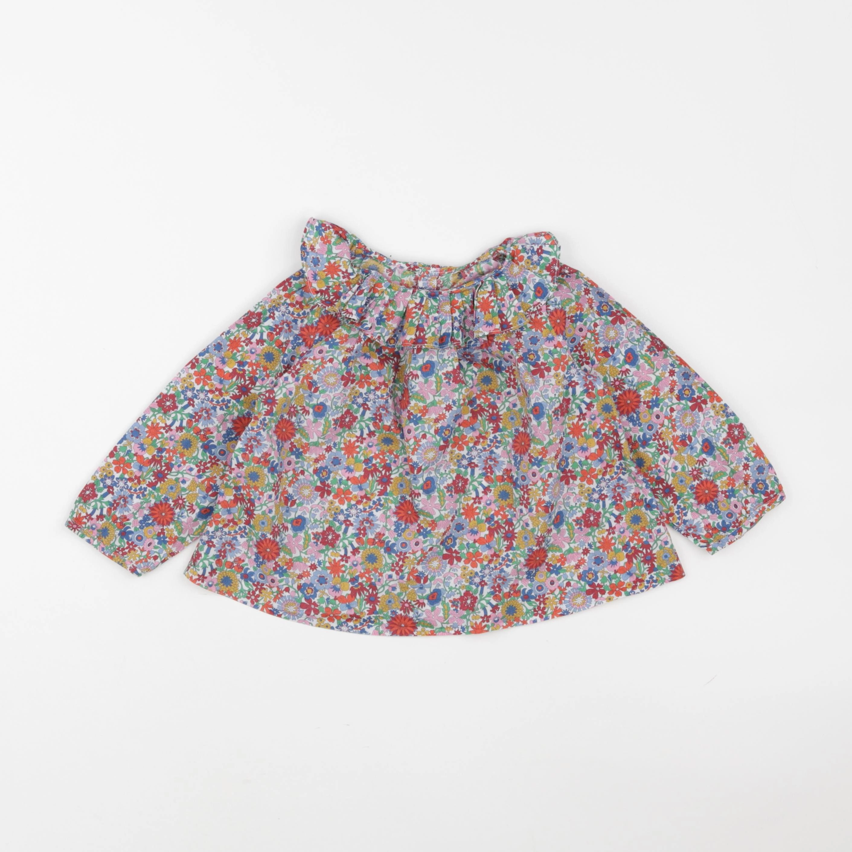 Jacadi - blouse liberty multicolore - 24 mois