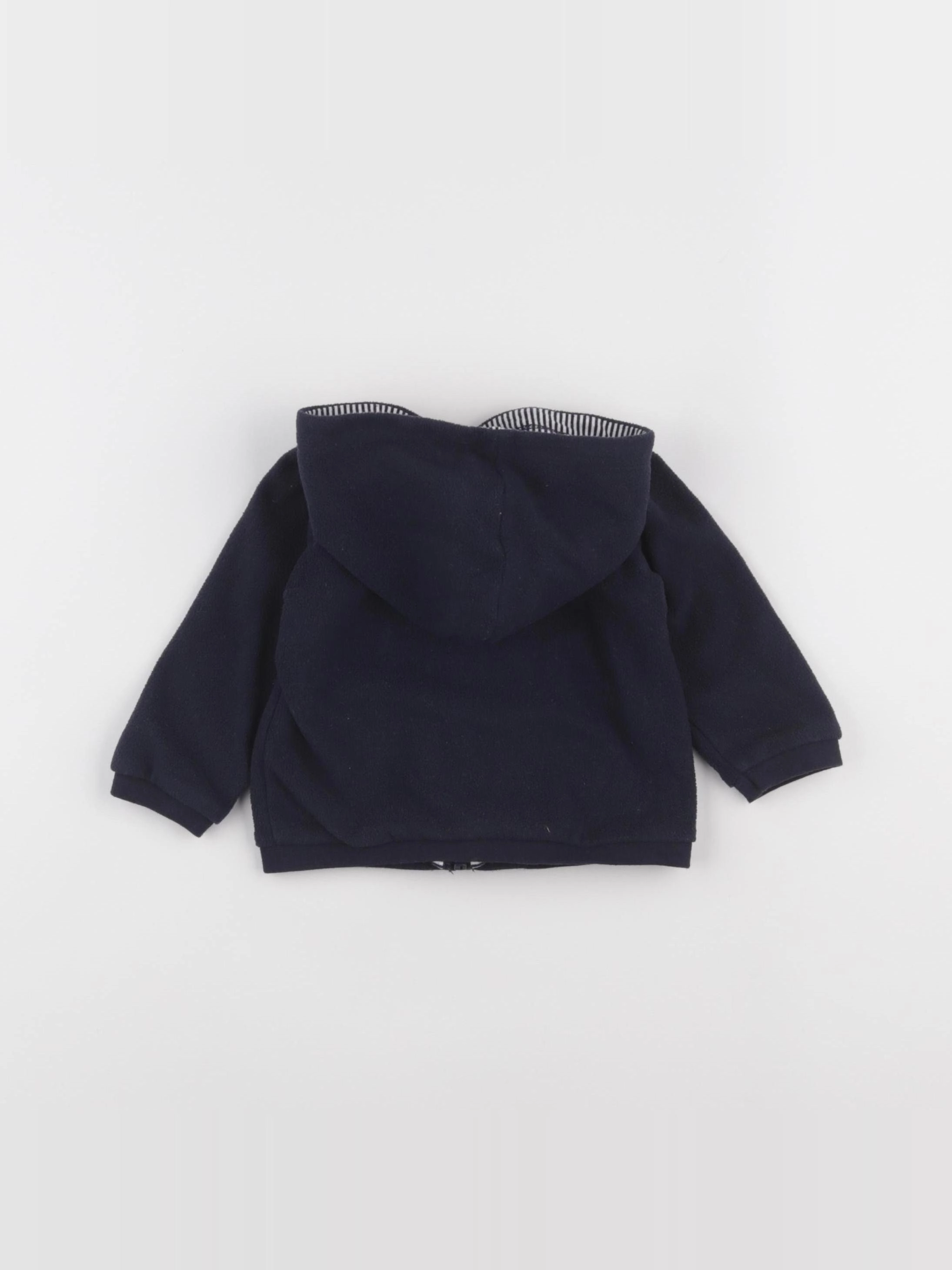 Petit Bateau - polaire bleu - 6 mois