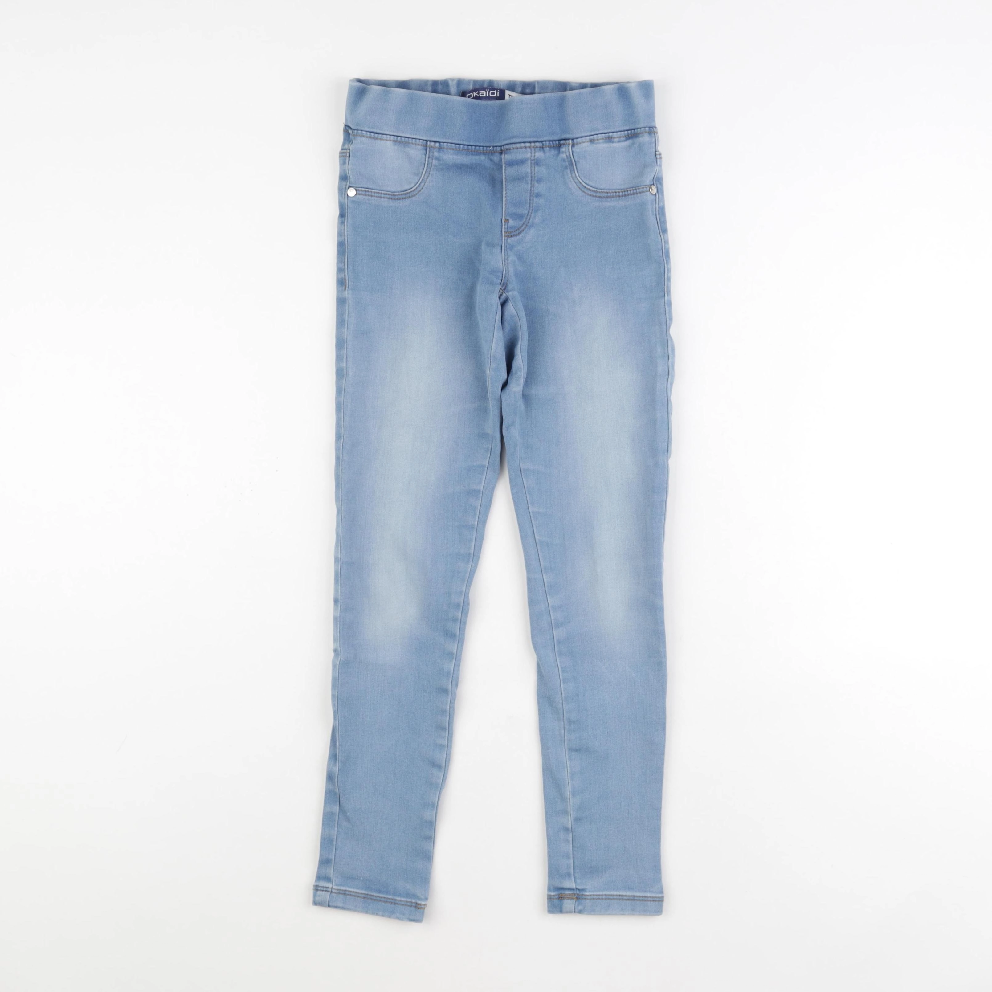 Okaidi - jegging bleu - 8 ans