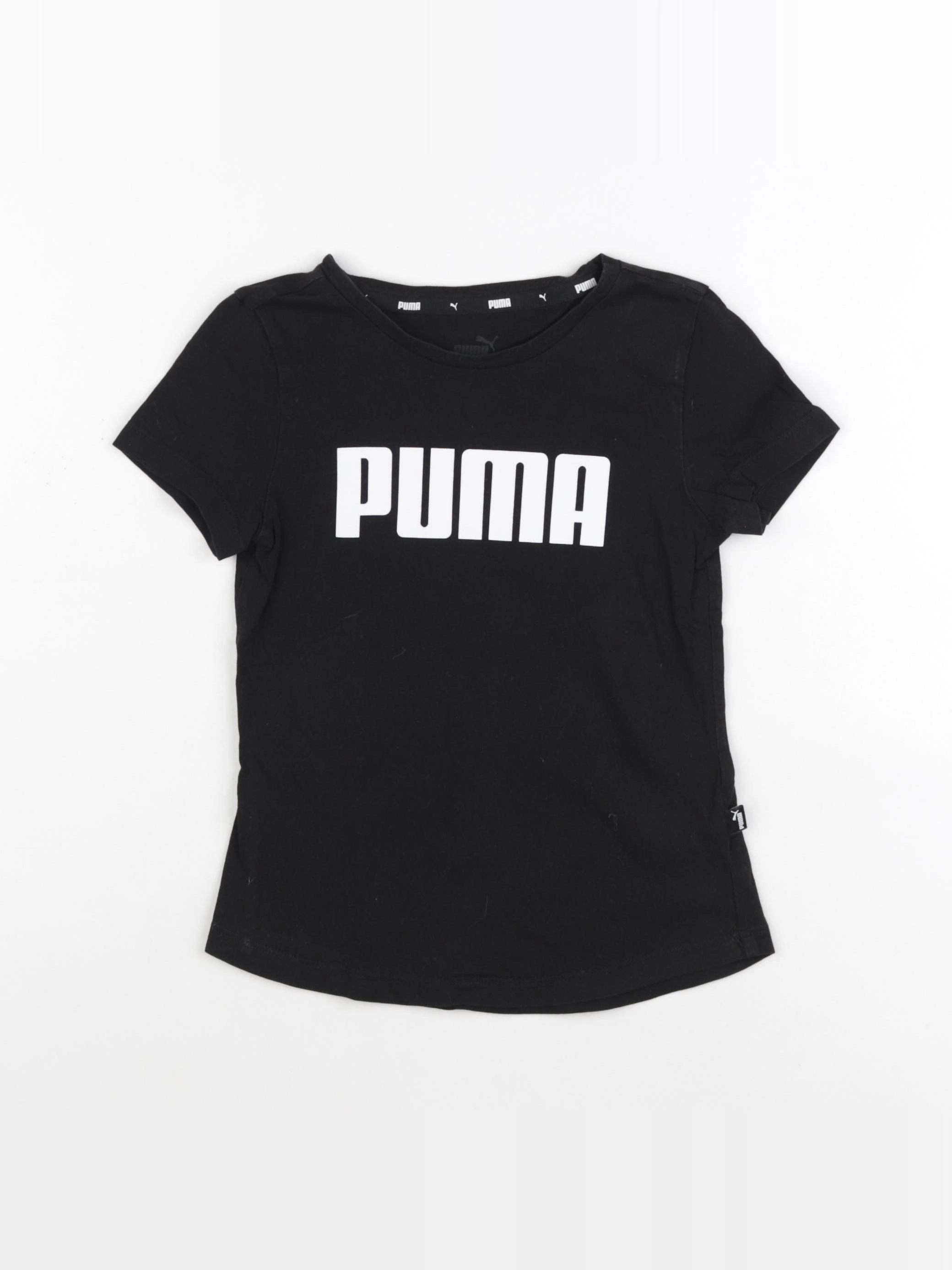 Puma - tee-shirt noir - 7/8 ans