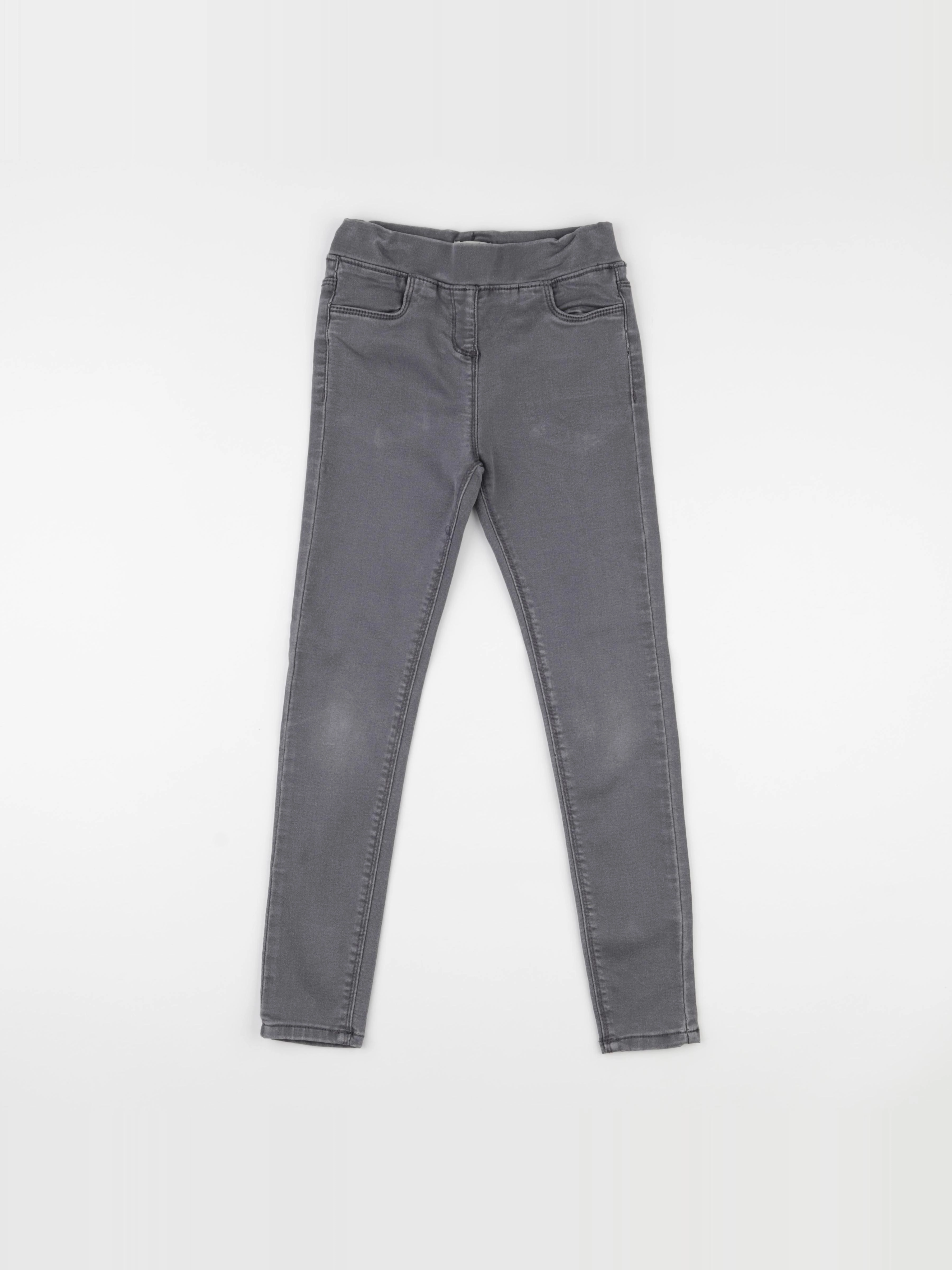Vertbaudet - jegging gris - 9 ans