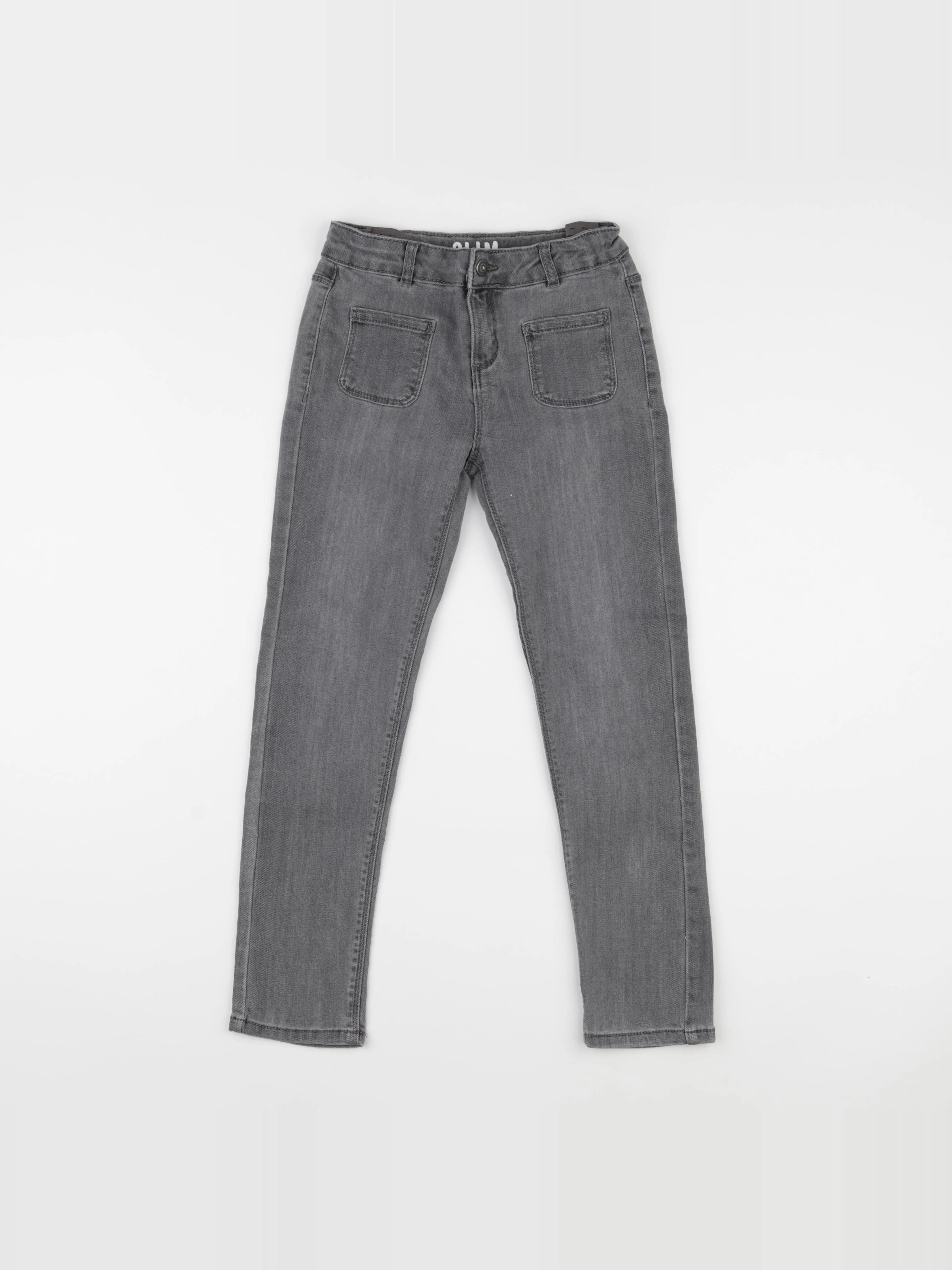 Vertbaudet - jean gris - 9 ans