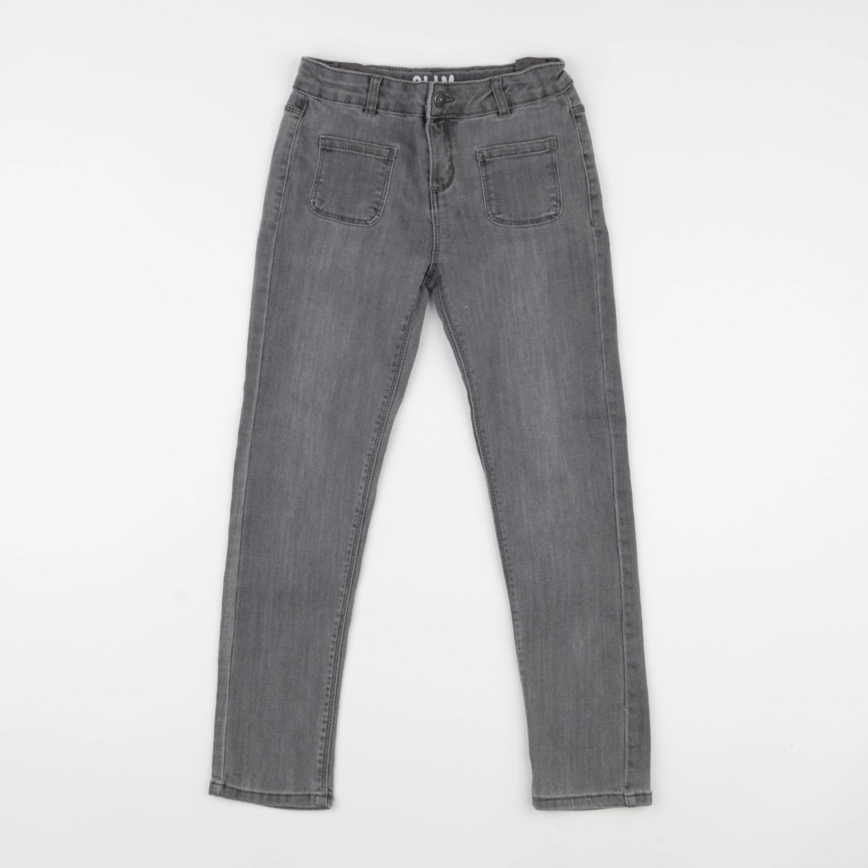 Vertbaudet - jean gris - 9 ans